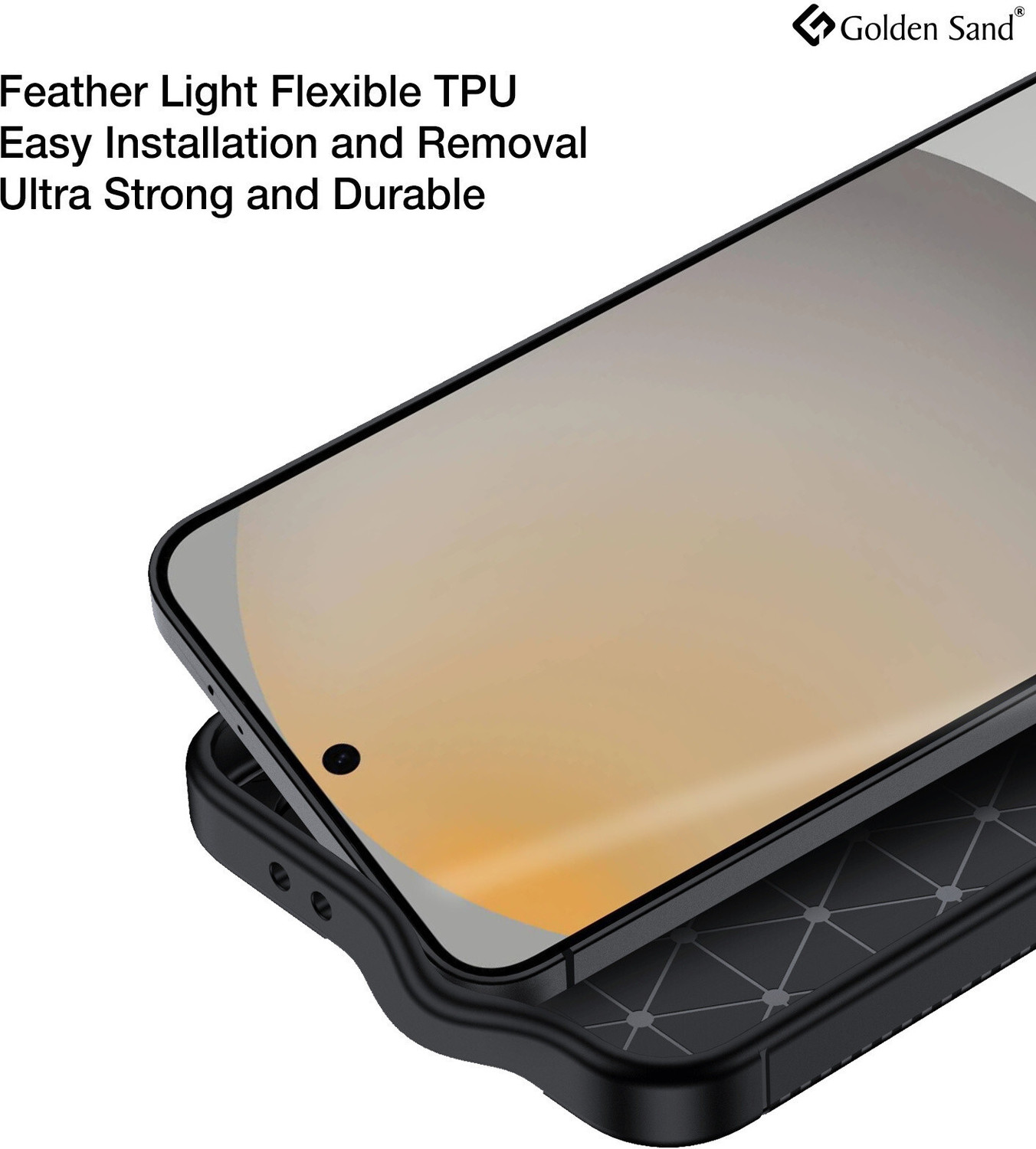 Image of Golden Sand Back Cover for SAMSUNG Galaxy S24 FE 5G