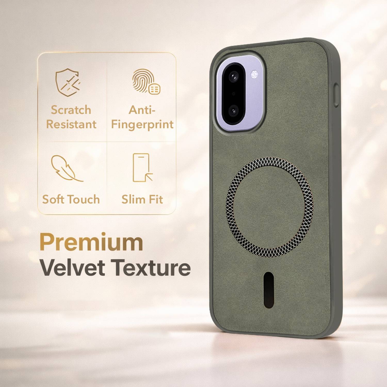 JKOBI Back Cover for OnePlus 15R Gray - Image 3