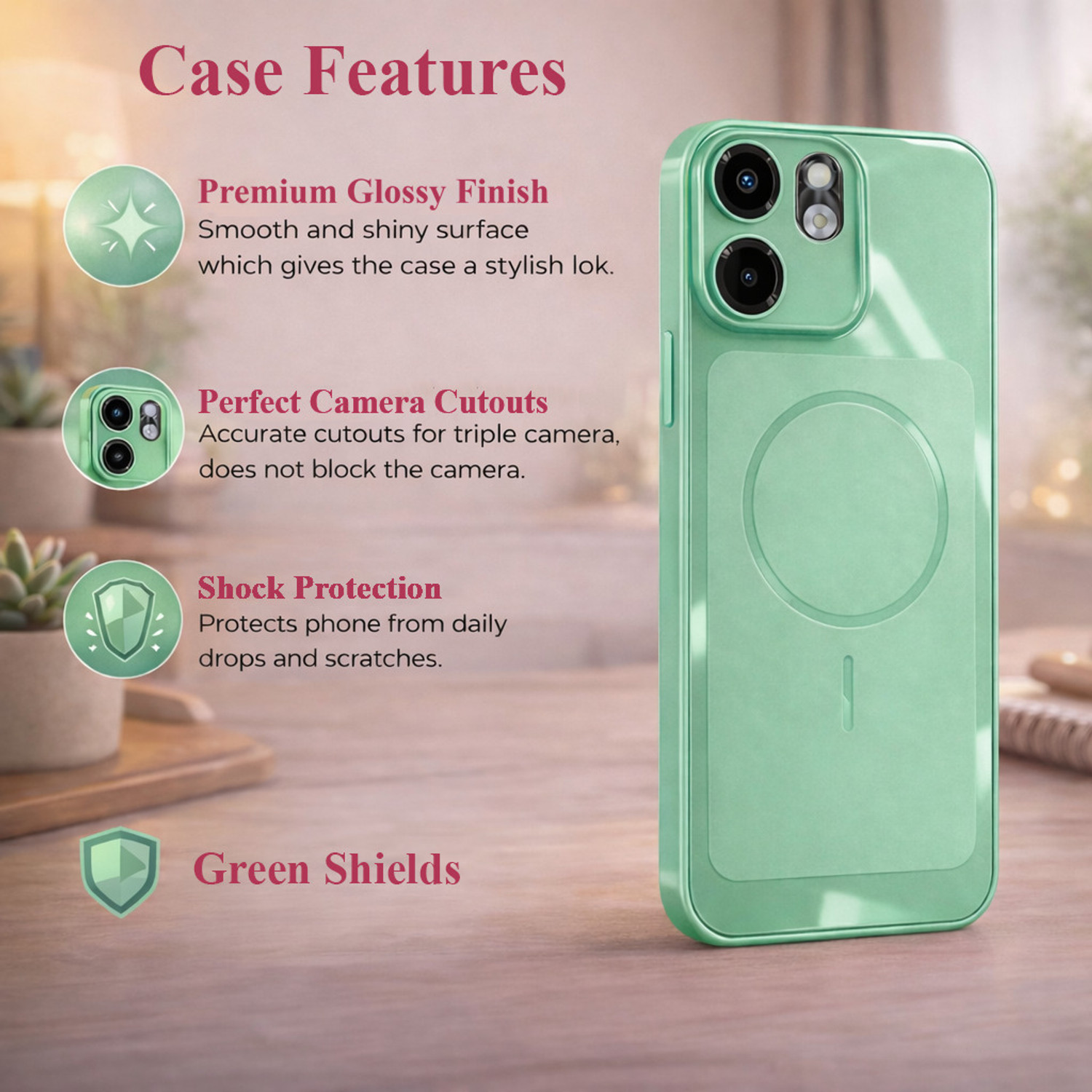 Image of Luxecase Back Cover for OnePlus Nord CE4