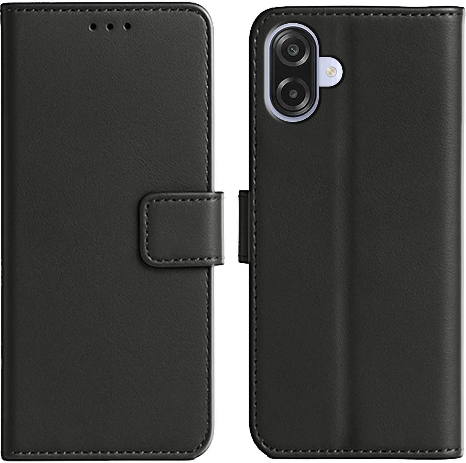 Ascensify Back Cover for Samsung Galaxy A07 Premium PU Leather Flip Cover with Card Slots & Stand Feature