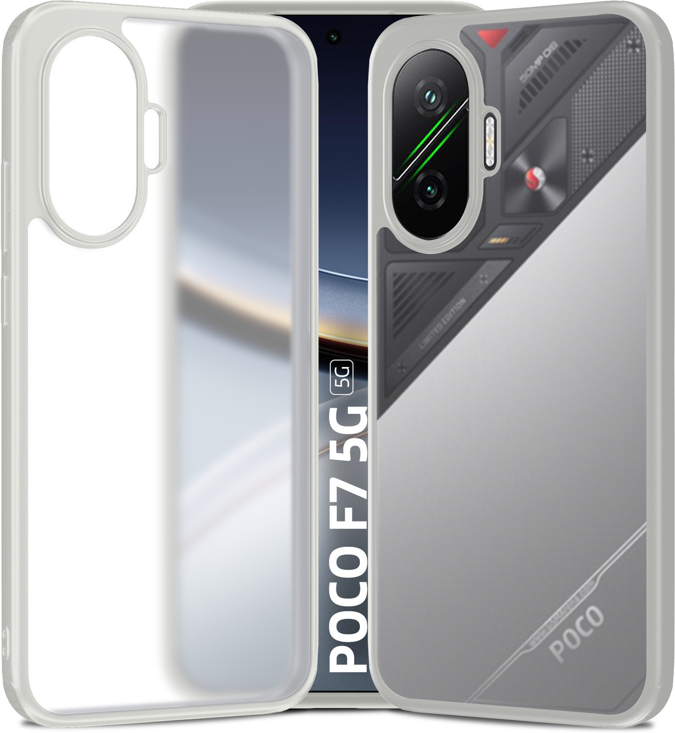 Image of Golden Sand Back Cover for POCO F7 5G, POCO F7