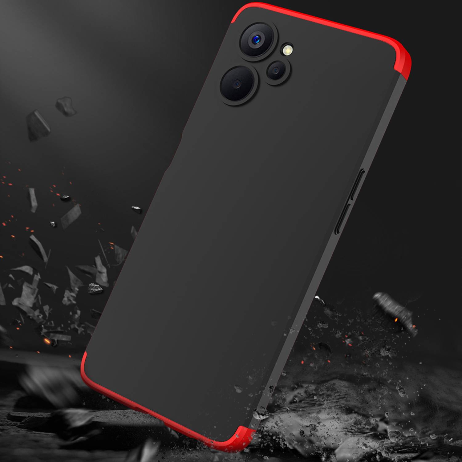 CaseWEB Back Cover for Realme 9i 5G Red - Image 2