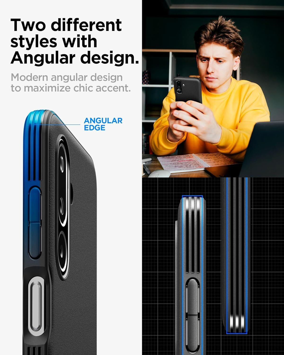 Image of Spigen Sand Blast Back Cover for Samsung Galaxy F36 5G