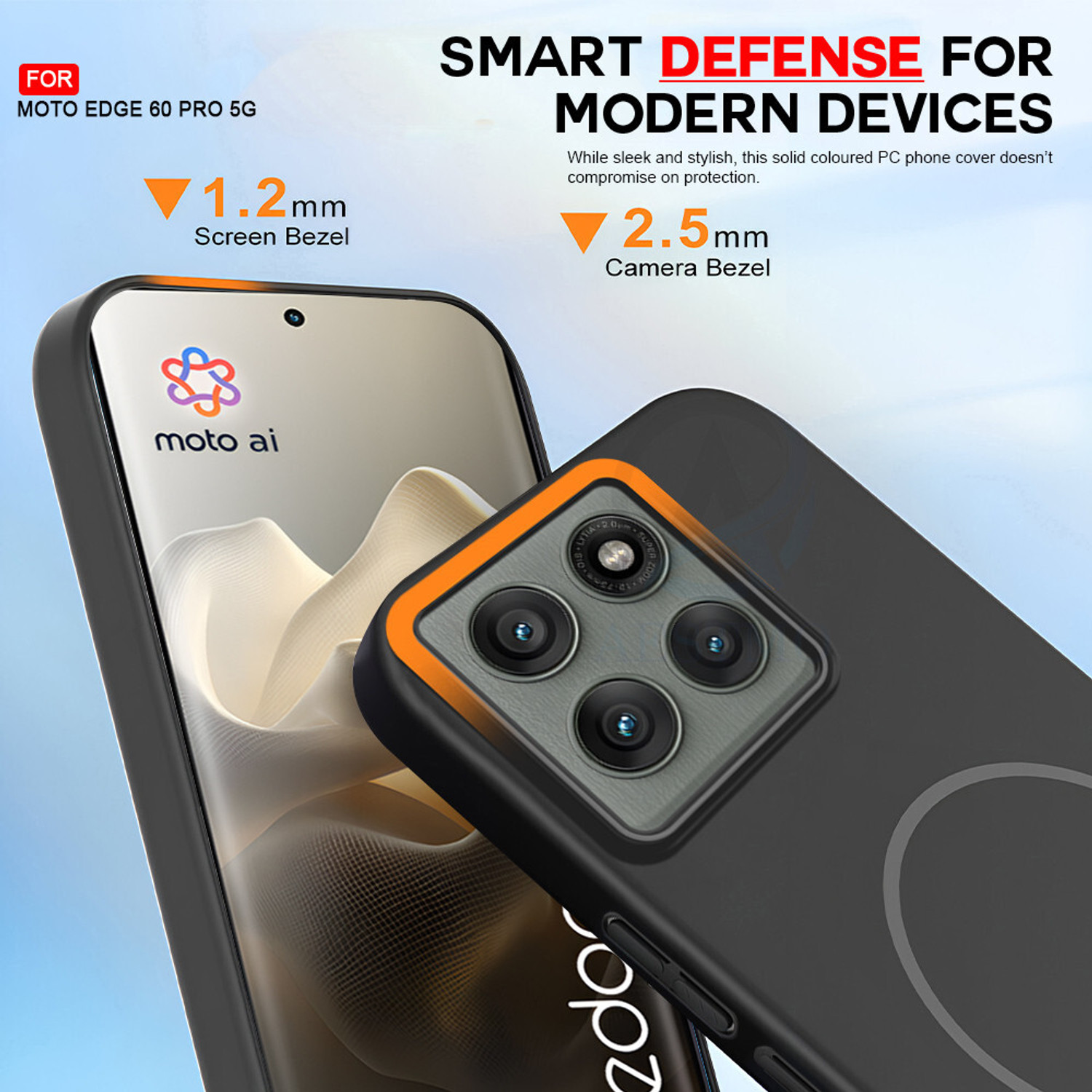 Image of AESTMO Back Cover for Moto Edge 60 Pro 5G