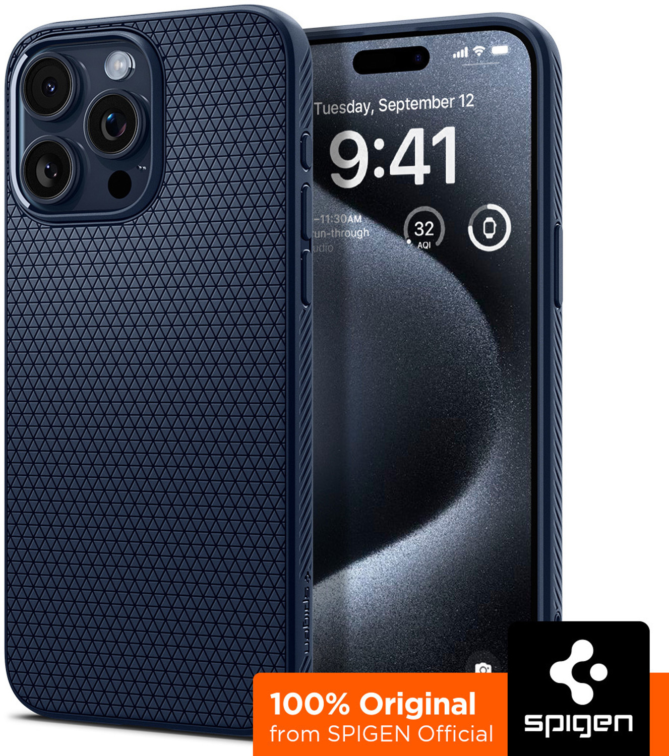 Image of Spigen Liquid Air Back Cover for Apple iPhone 15 Pro Max