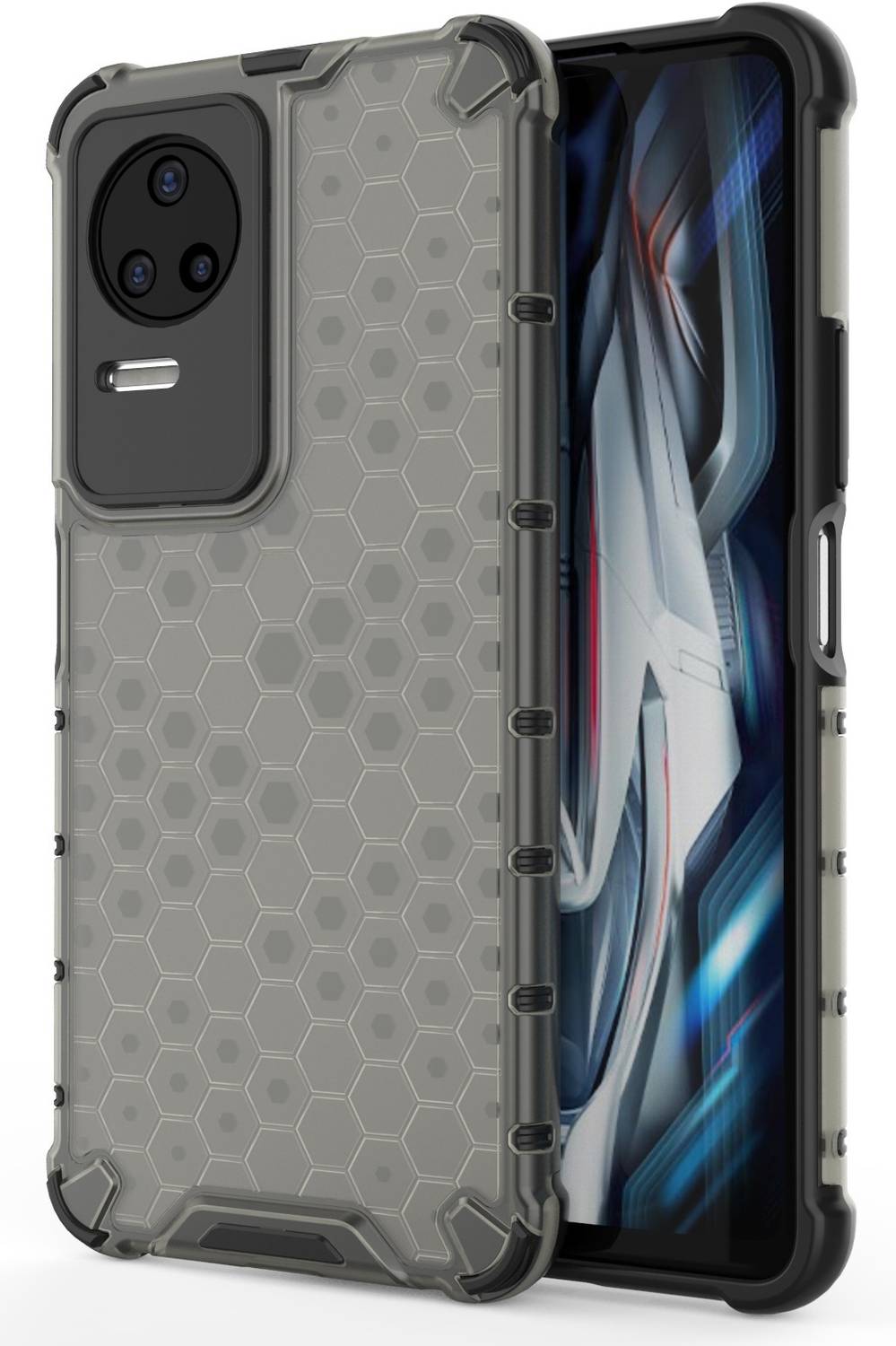 Anu Enterprise Back Cover for Poco F4 5G, Black