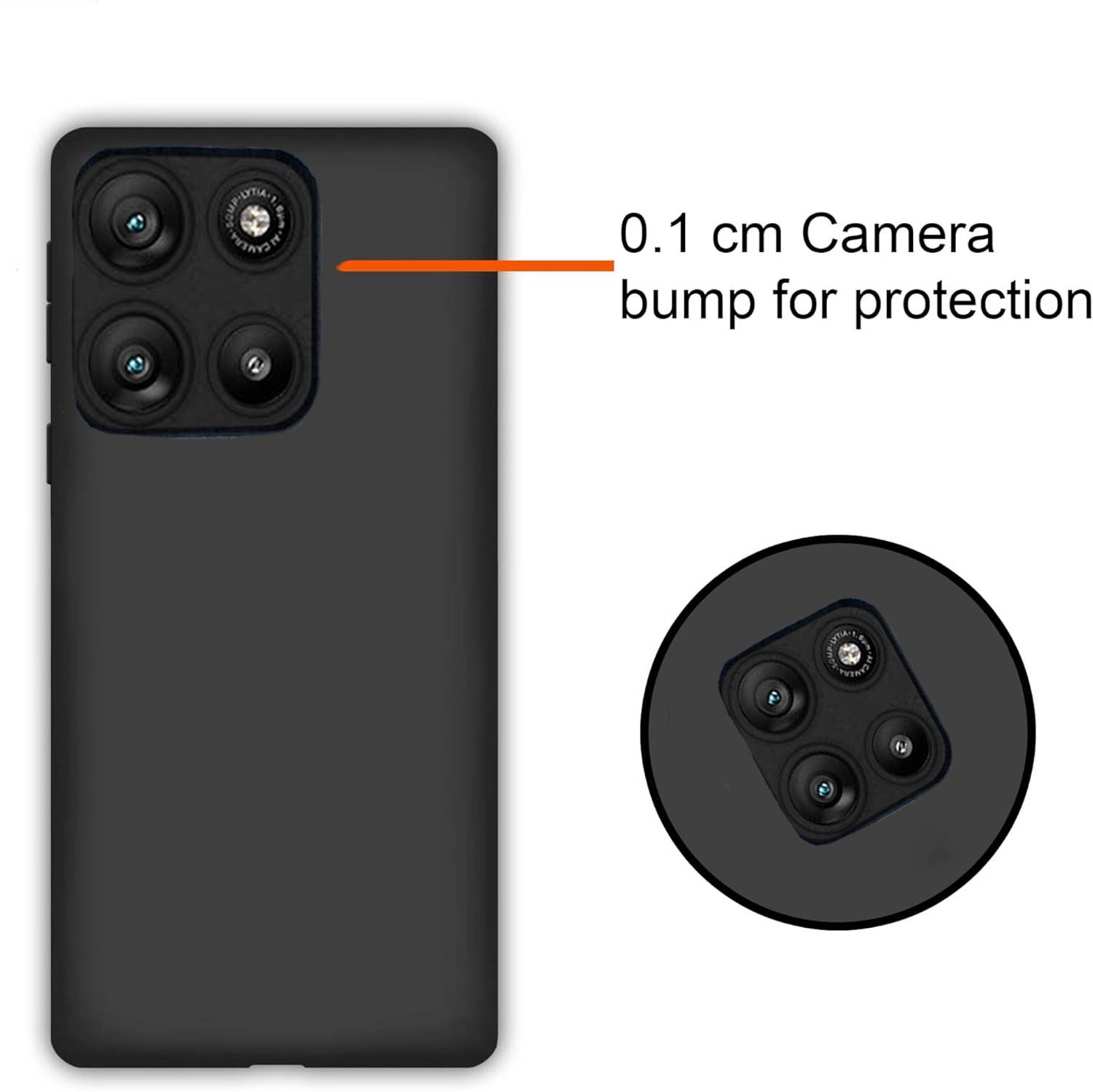 Xolia Back Cover for Moto G57 Power 5G Black - Image 2