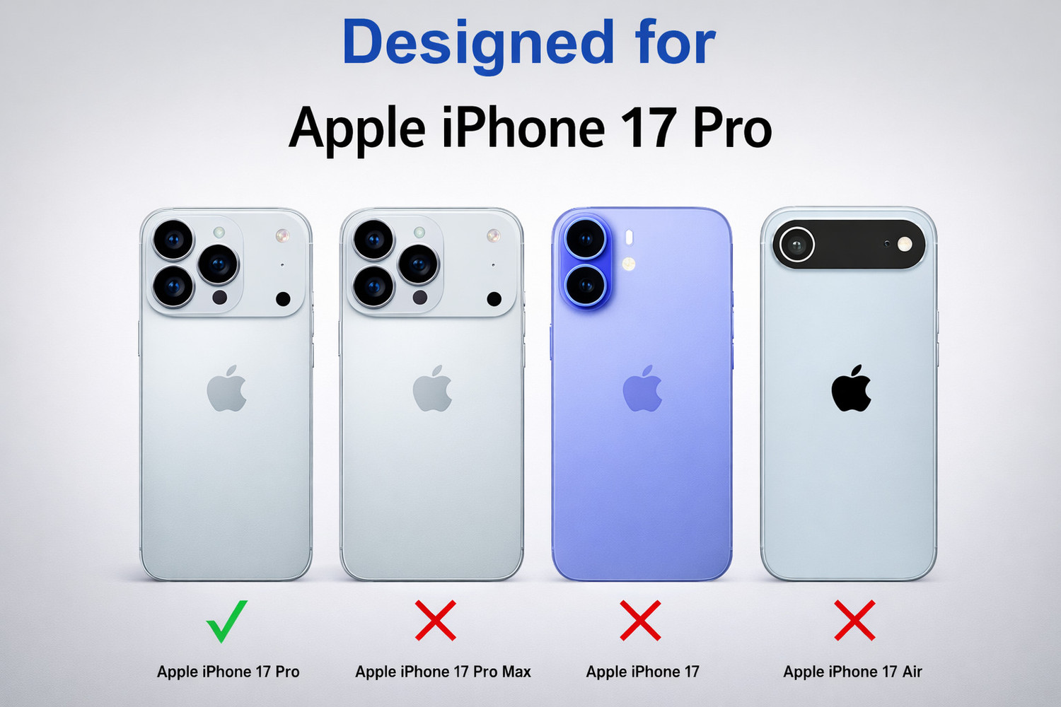 Image of AmbeTelecom Back Cover for i Phone 17 pro