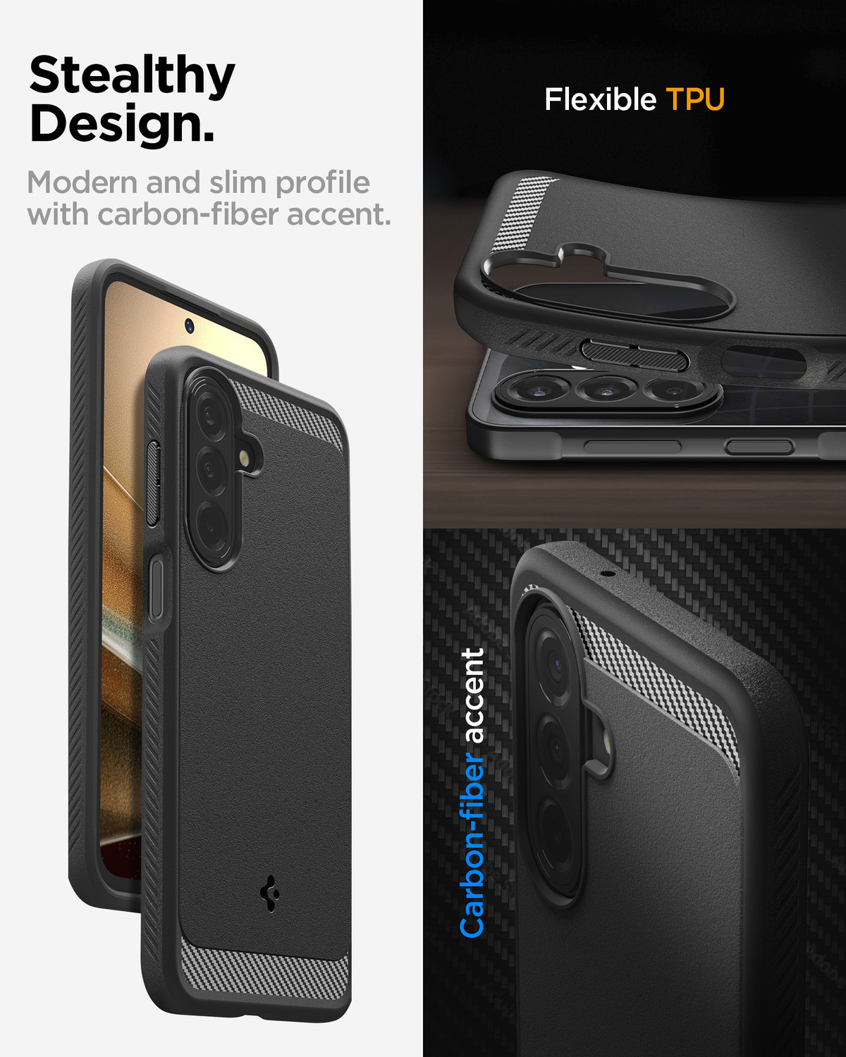 Image of Spigen Back Cover for Samsung Galaxy A27 5G /M47 5G /F70 Pro 5G