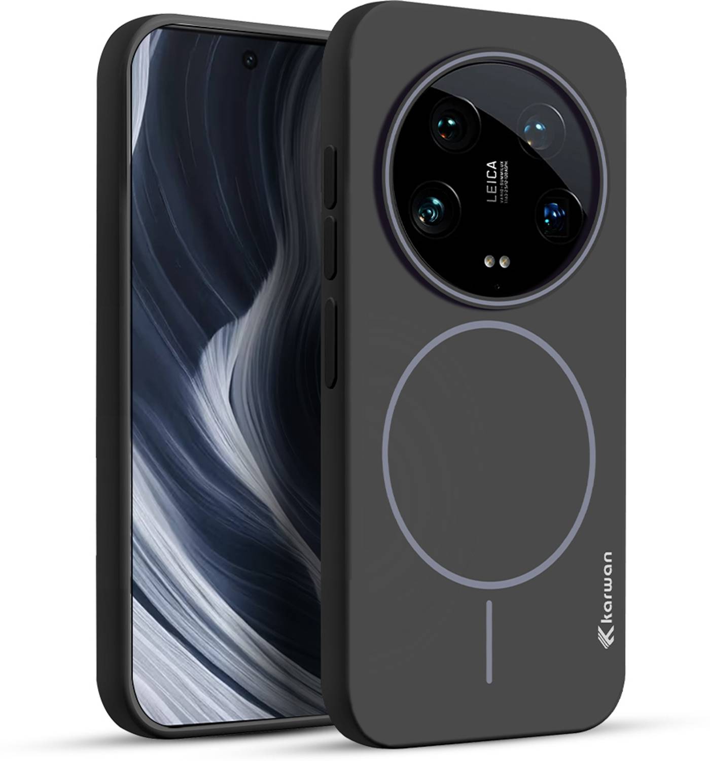 KARWAN Back Cover for Mi 14 Ultra Black - Image 1