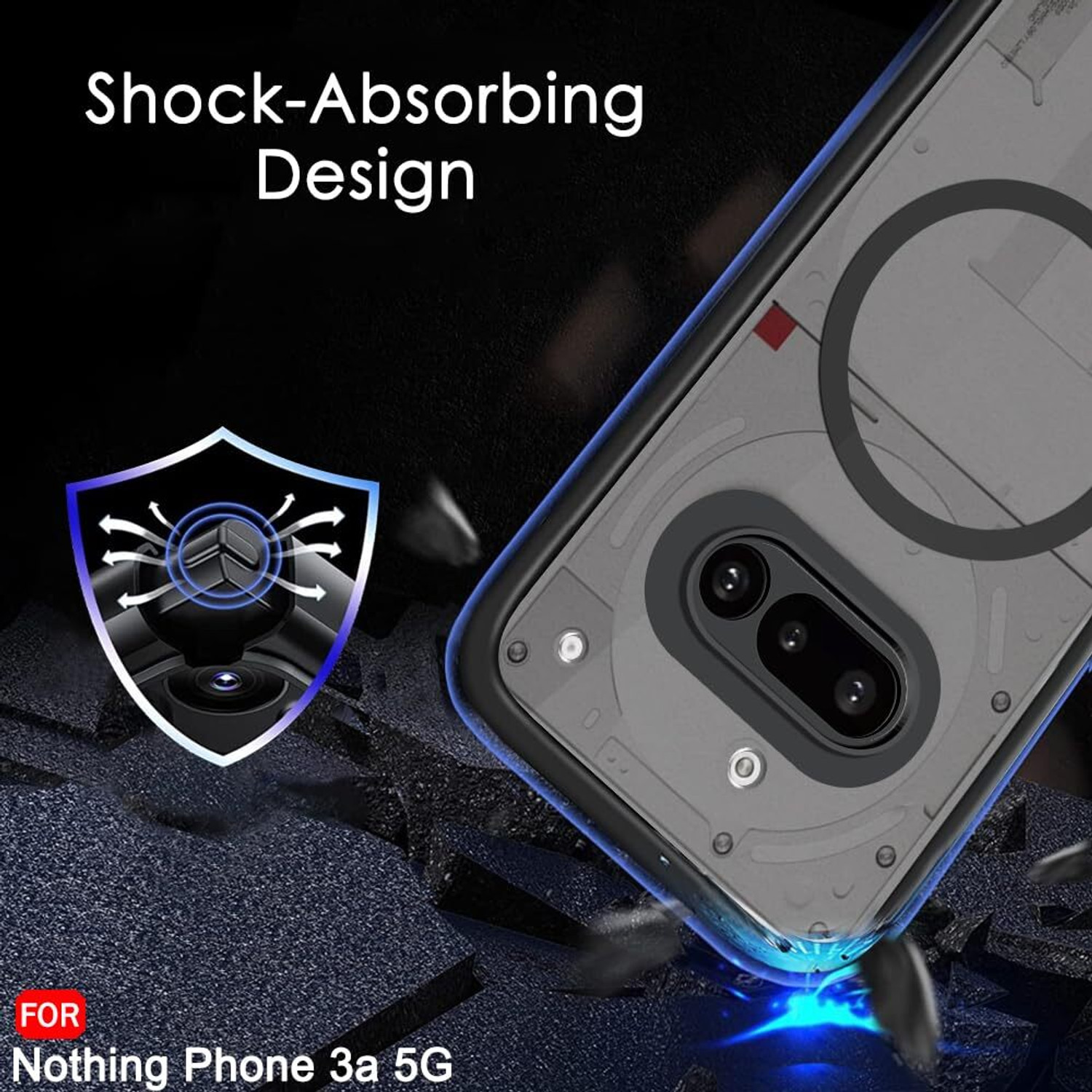 Image of Micvir Back Cover for Nothing Phone (3a)