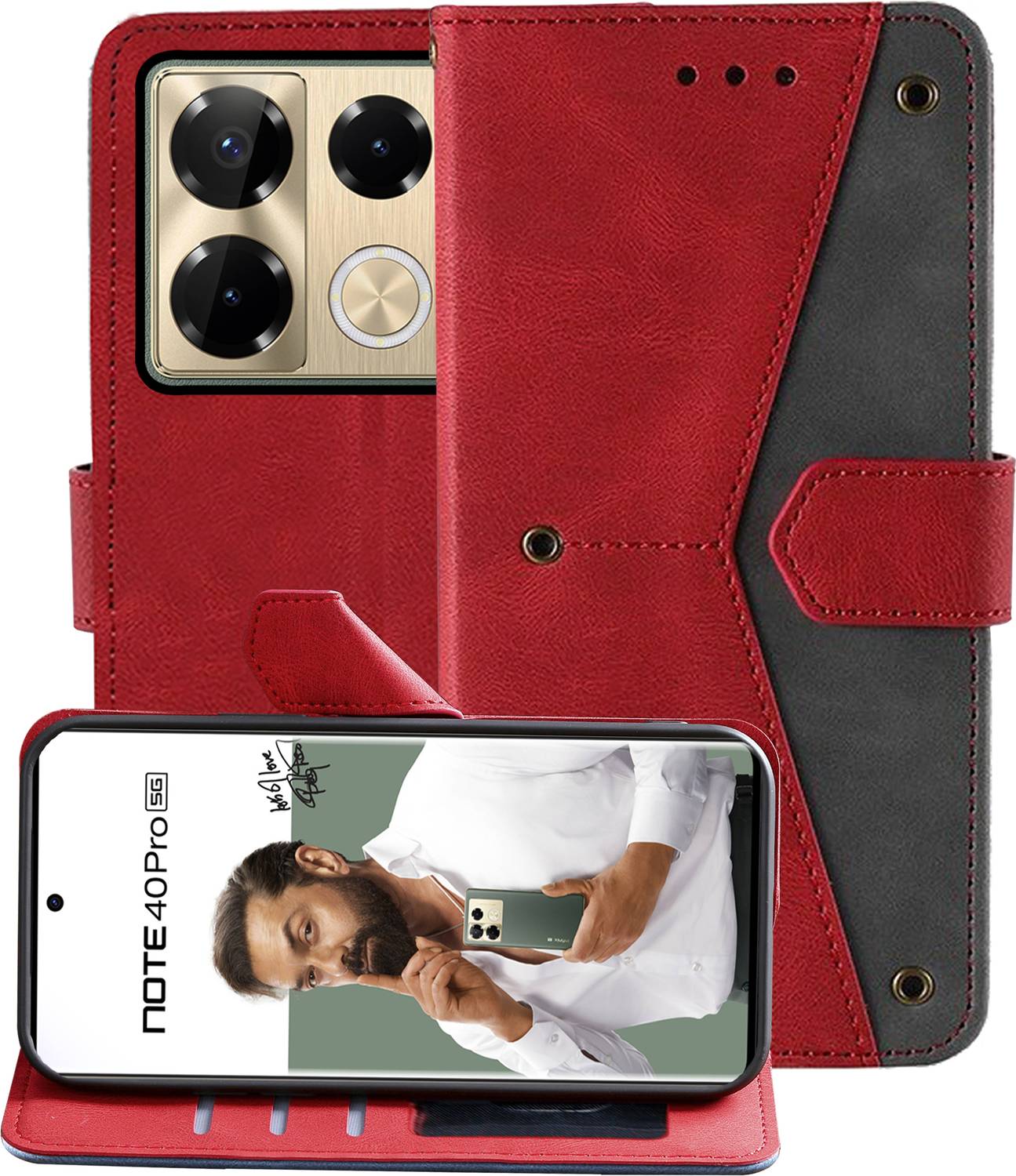 Autofocus Flip Cover for Infinix Note 40 Pro 5G