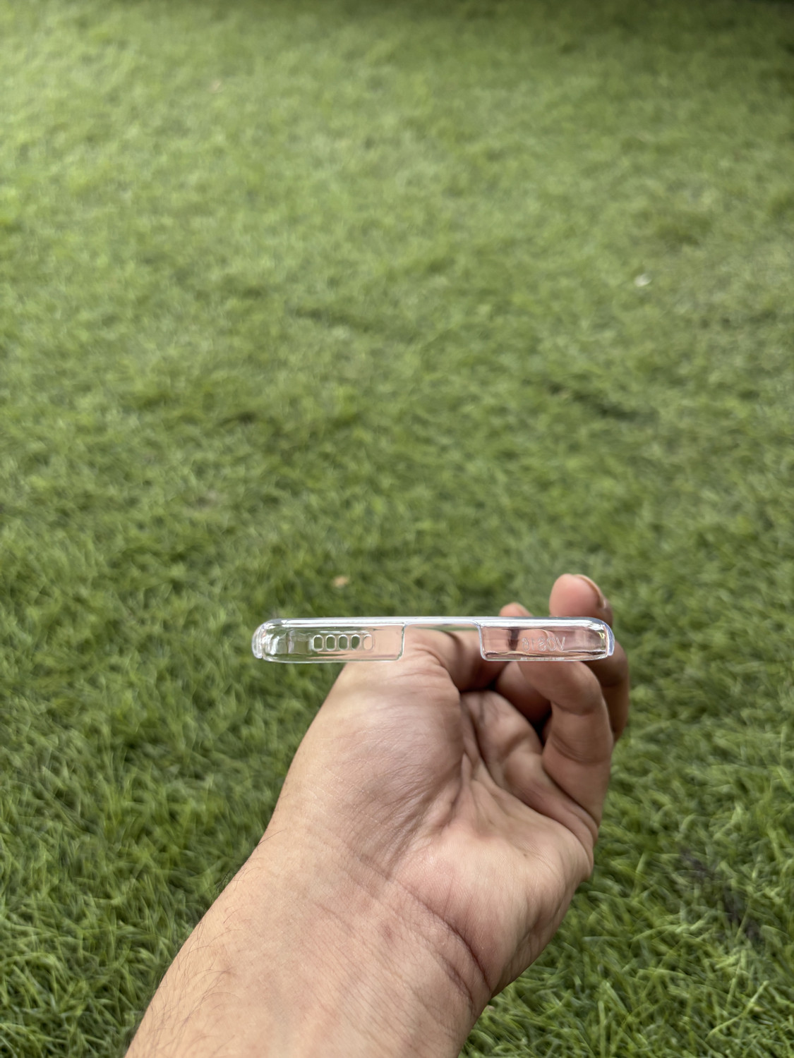 Image of FONKR Back Cover for VIVO V27 / V27 Pro, Magnetic Transparent Case, Crystal Clear Case, Anti Yellow case