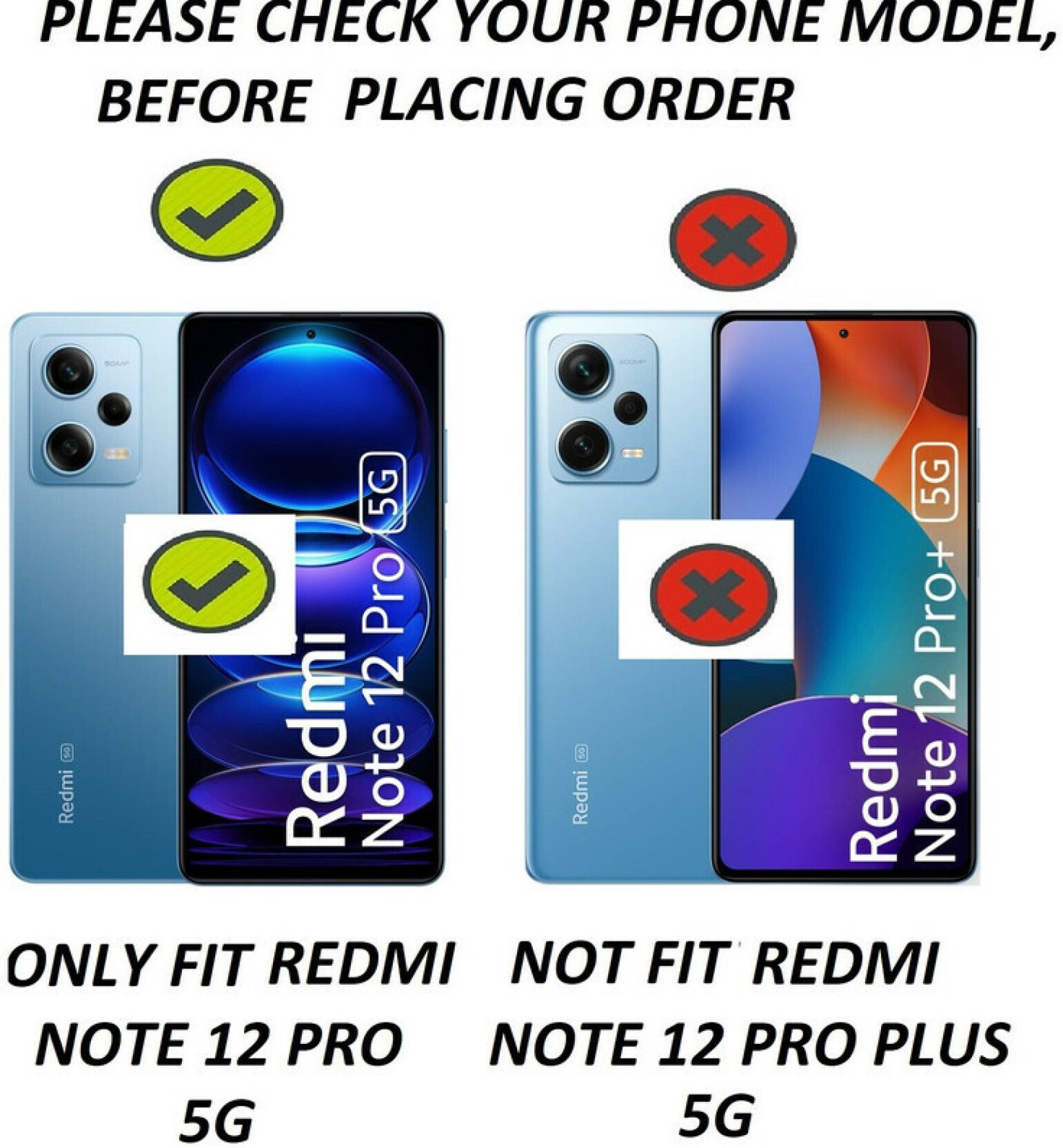 Image of Casener Back Cover for Redmi Note 12 Pro 5G