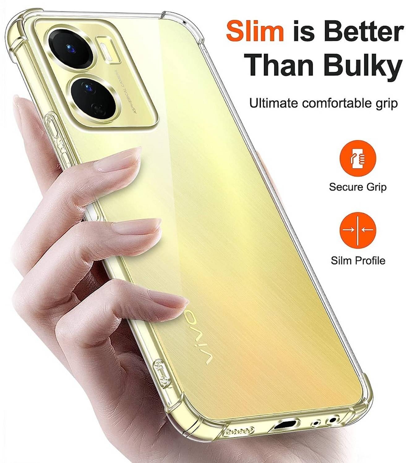 RUNICHA Back Cover for Vivo Y56 5G