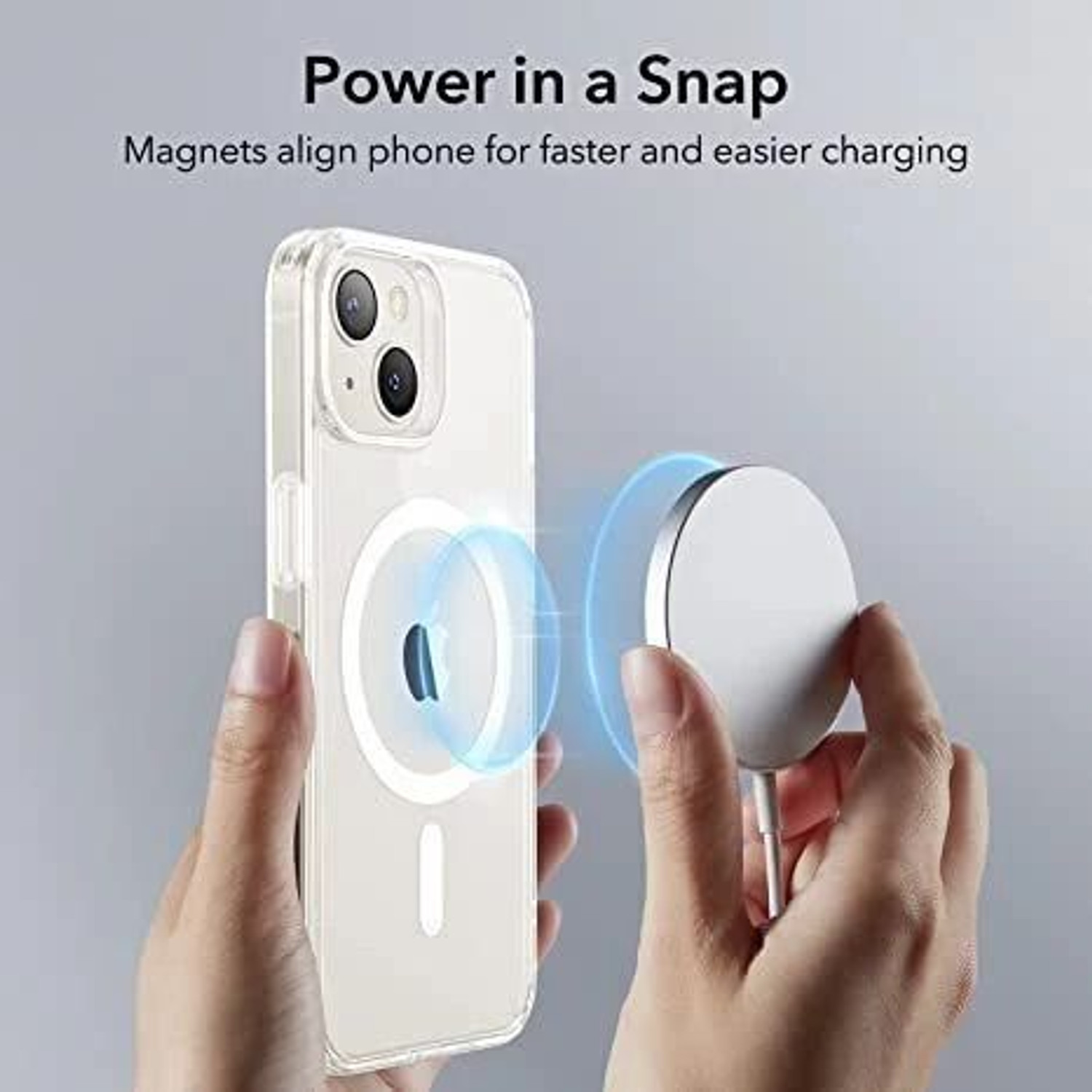 Image of Magsafe Back Cover for Classic Hybrid Magnetic Case for iPhone 14
