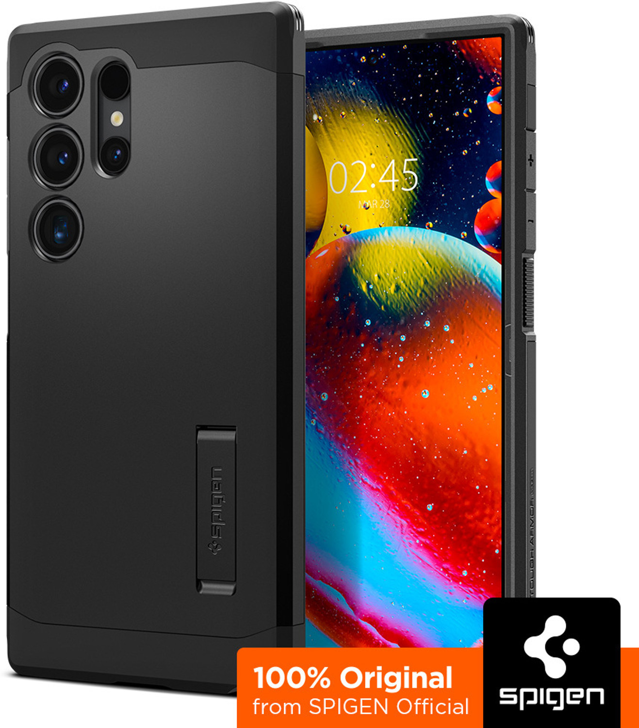 Image of Spigen Tough Armor Magfit Back Cover for Galaxy S24 Ultra