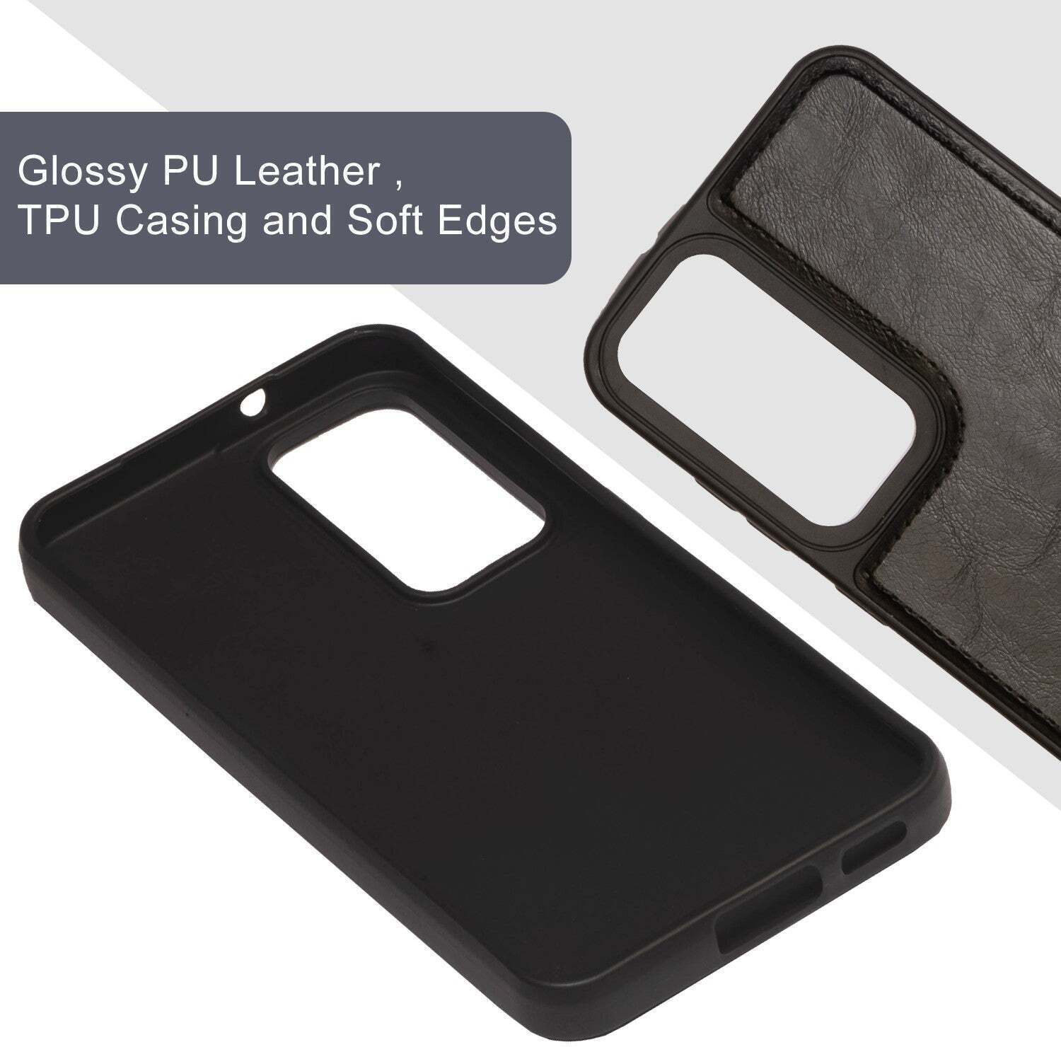 Image of Sprig Glossy Leather Back Cover for SAMSUNG Galaxy S23 5G, Samsung S23 5G, Galaxy S23 5G, S23 5G