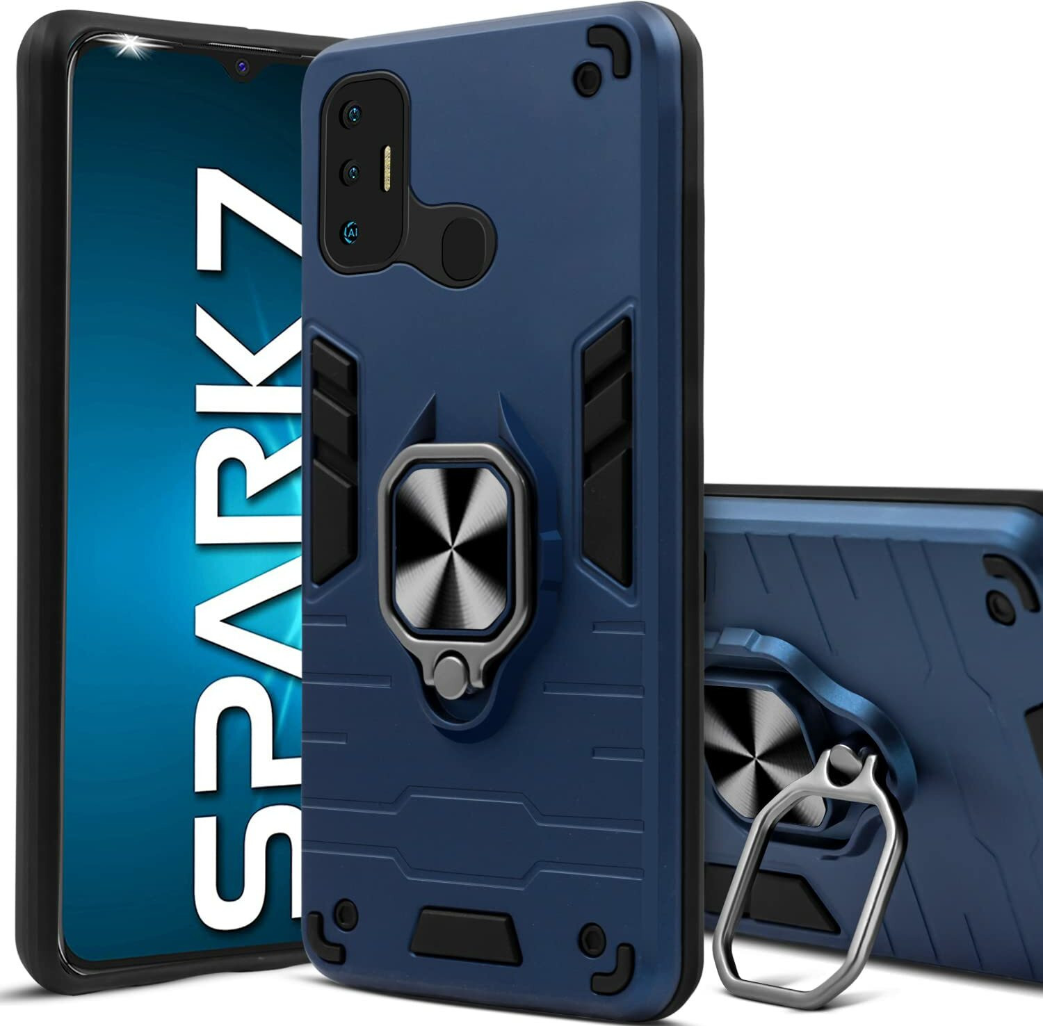 Image of BOZTI Back Cover for Tecno Spark 7