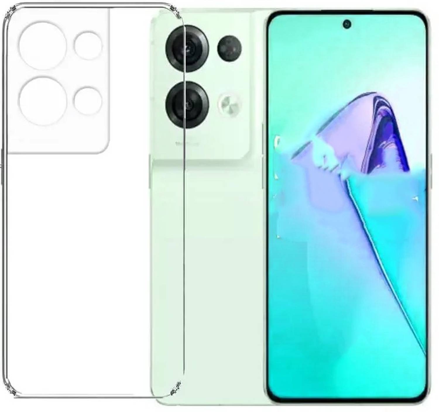 ASMANTIC Back Cover for Oppo Reno 8 Pro 5G