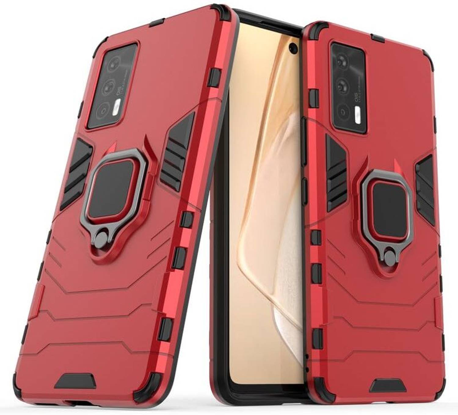 ThunderLike Bumper Case for vivo iQOO 7 5G Red - Image 1