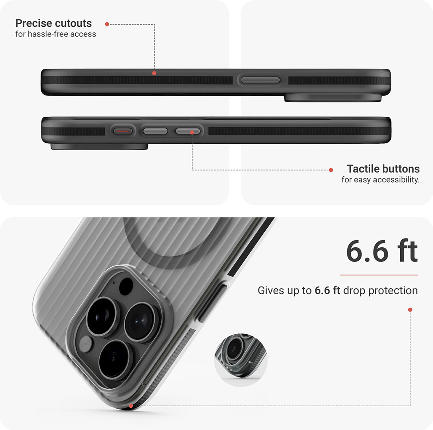 Image of DailyObjects Back Cover for iPhone 15 Pro