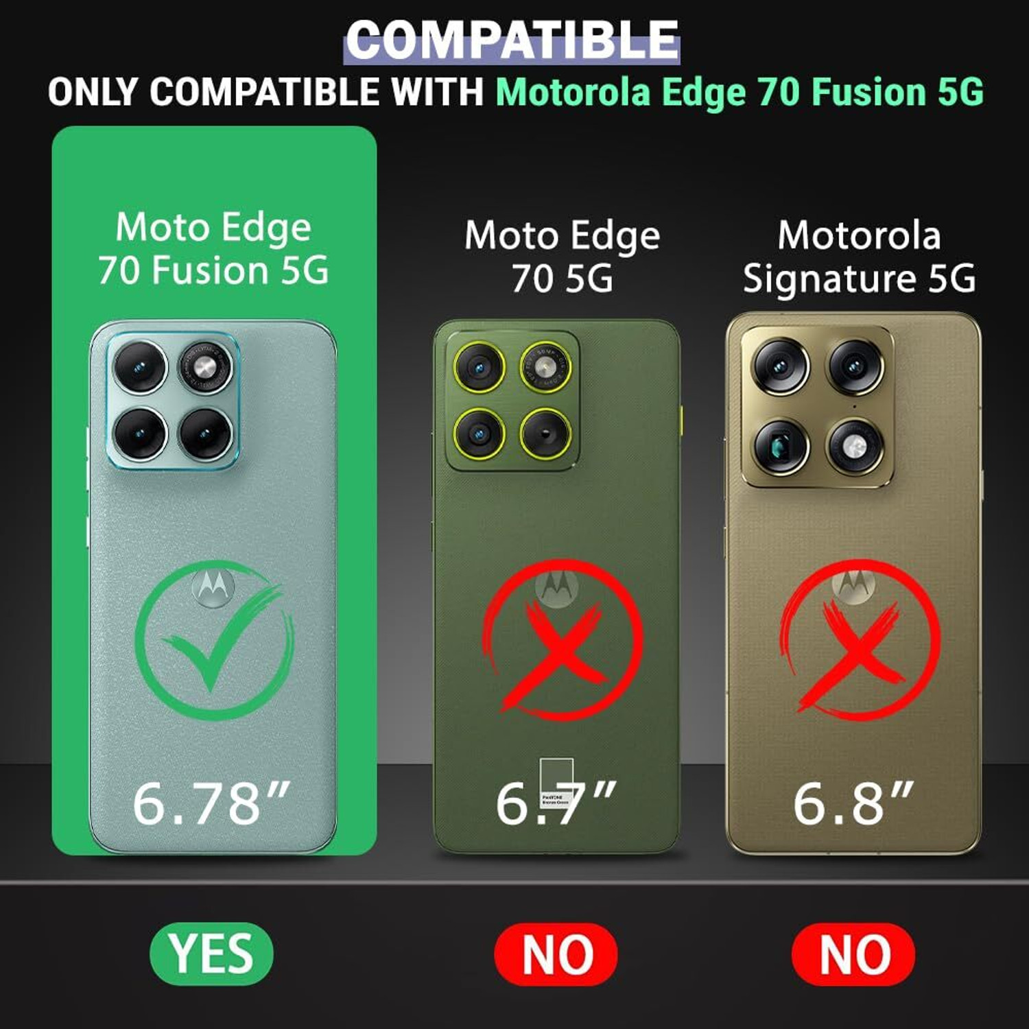 Image of sadgatih Back Cover for MOTOROLA Edge 70 Fusion, MOTOROLA Edge 70 Fusion 5g