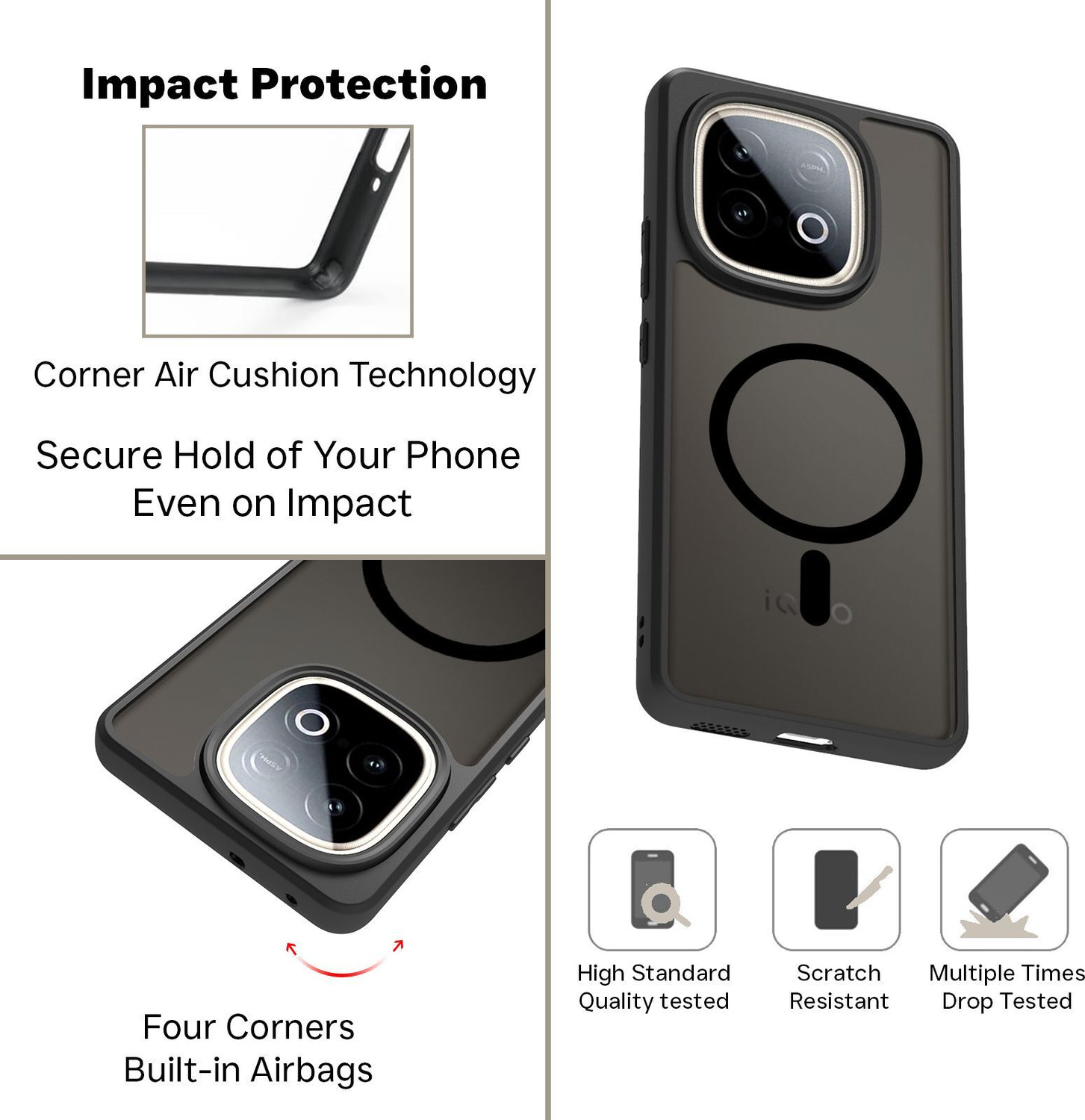 Image of RIGGEAR Back Cover for IQOO Neo 10 5G (Matte)