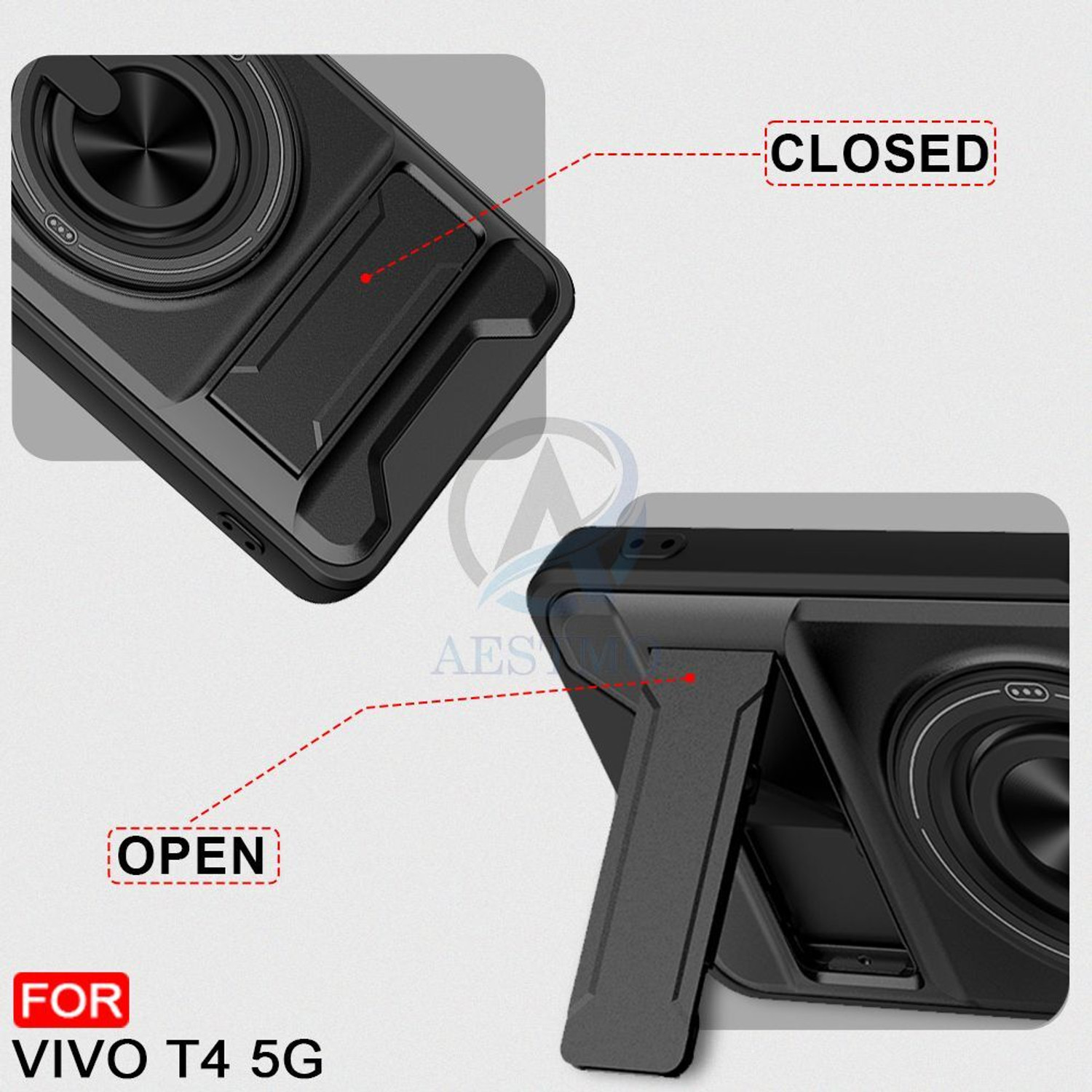 Image of AESTMO Back Cover for vivo T4 5G