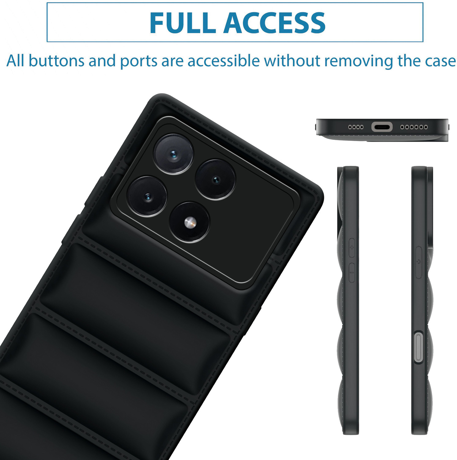 Image of MOBILECASE Back Cover for Poco X6 Pro