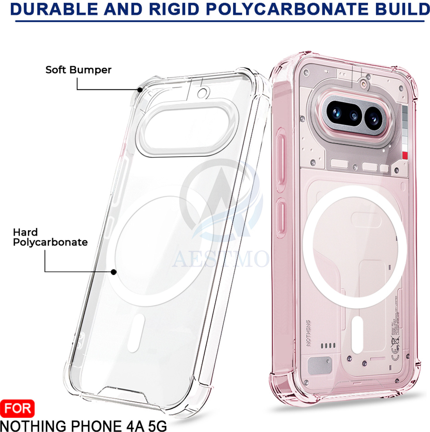 Image of AESTMO Back Cover for Nothing Phone 4A