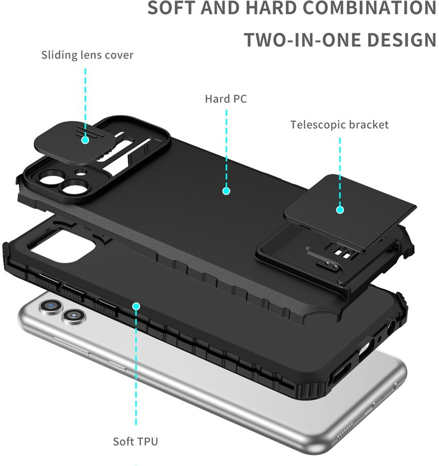 Image of MatteSmoke Back Cover for Samsung Galaxy A06