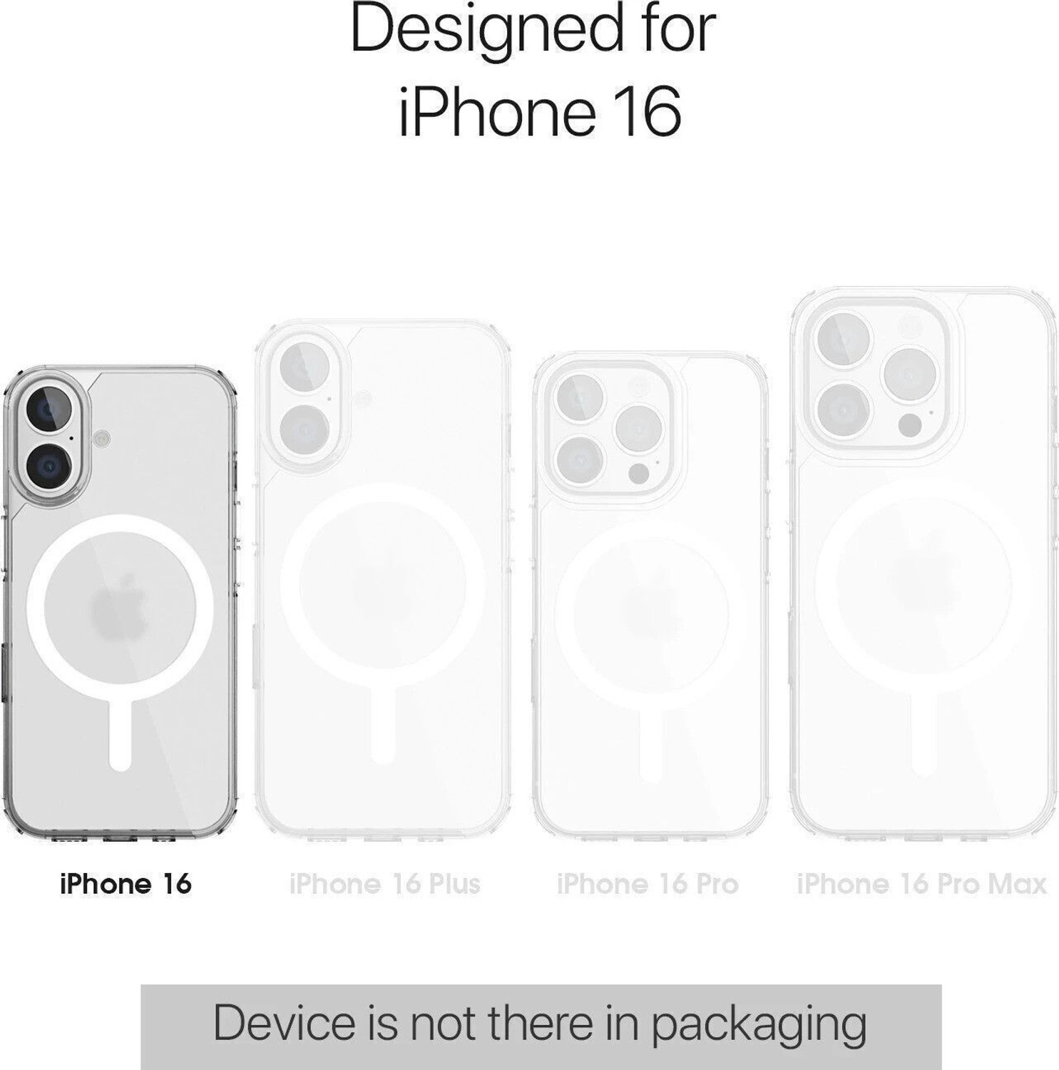 Image of Gripp Back Cover for Apple iPhone 16