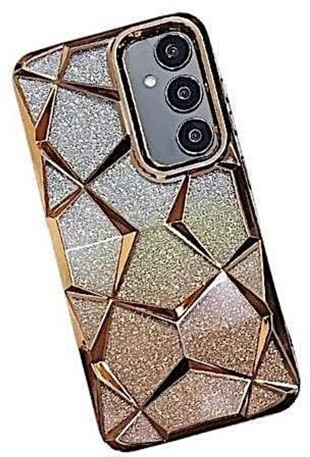 A3sprime Back Cover for Samsung Galaxy A16 5G |Soft TPU Fancy Stylish Design Shiny Bling Diamond Cover|