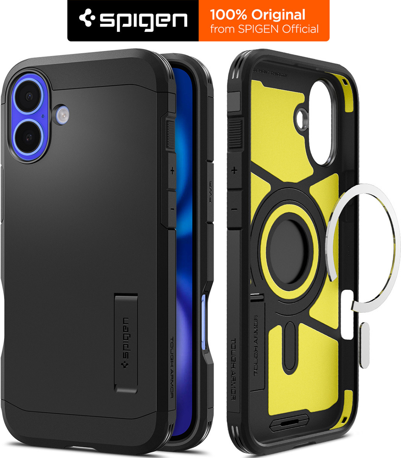 Image of Spigen Tough Armor (AI) MagFit Back Cover for iPhone 16