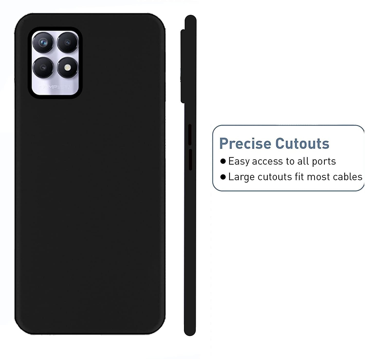 Image of caseunik Back Cover for Realme 8i