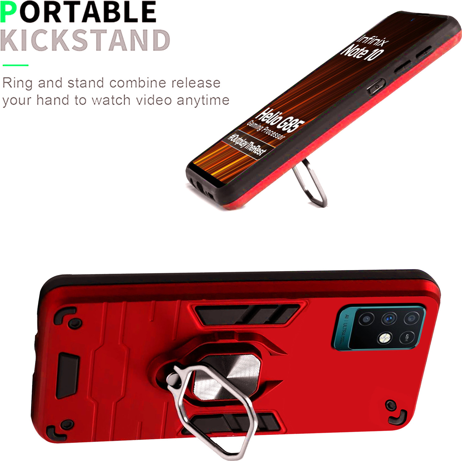 Image of SMARTPOCKET Back Cover for Infinix Note 10