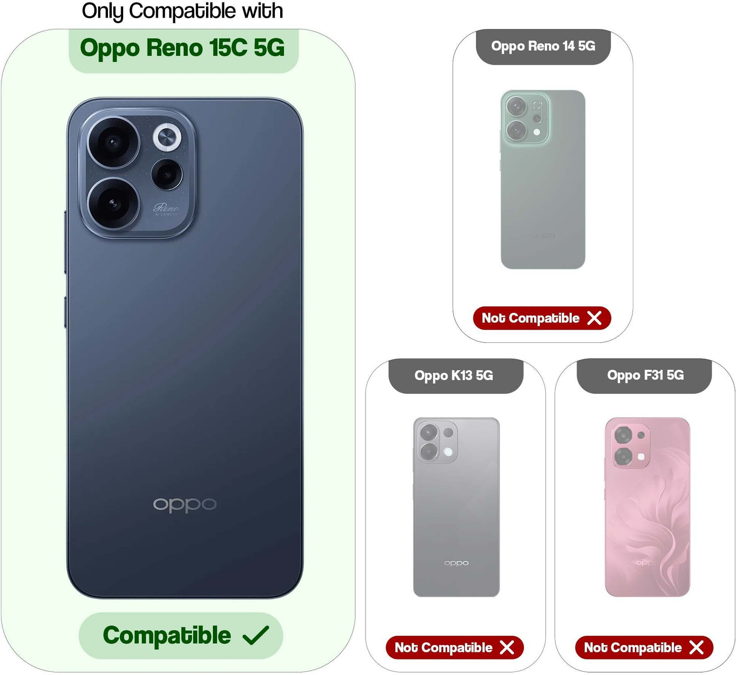 Image of Mr. Case Back Cover for Oppo Reno 15C 5G