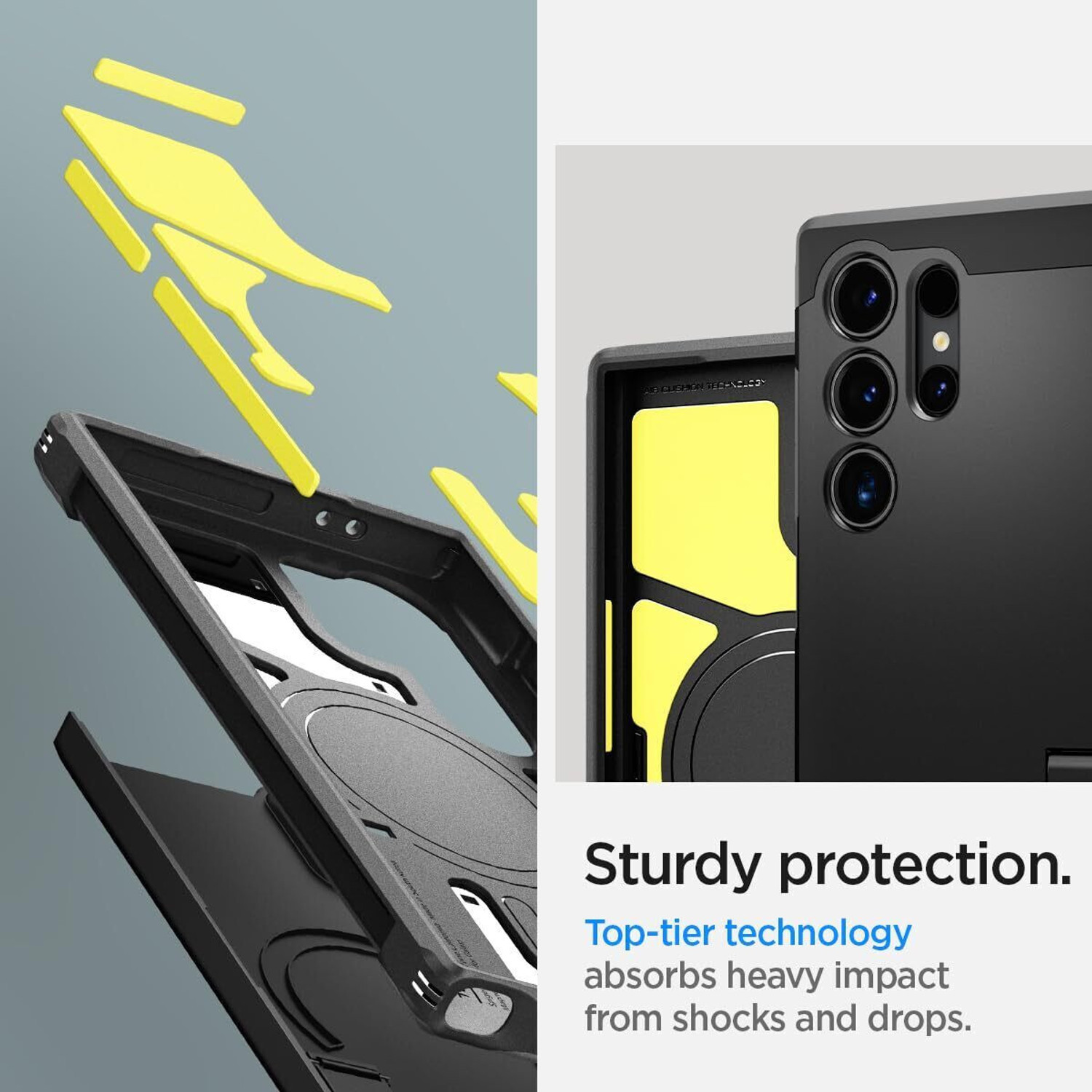 Image of Spigen Tough Armor Magfit Back Cover for Galaxy S24 Ultra