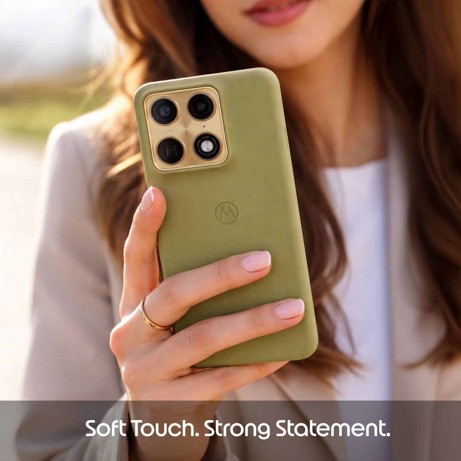 Image of MOTOROLA Back Cover for Motorola Signature, Moto Signature (SoftMatte), (Original Motorola Product)