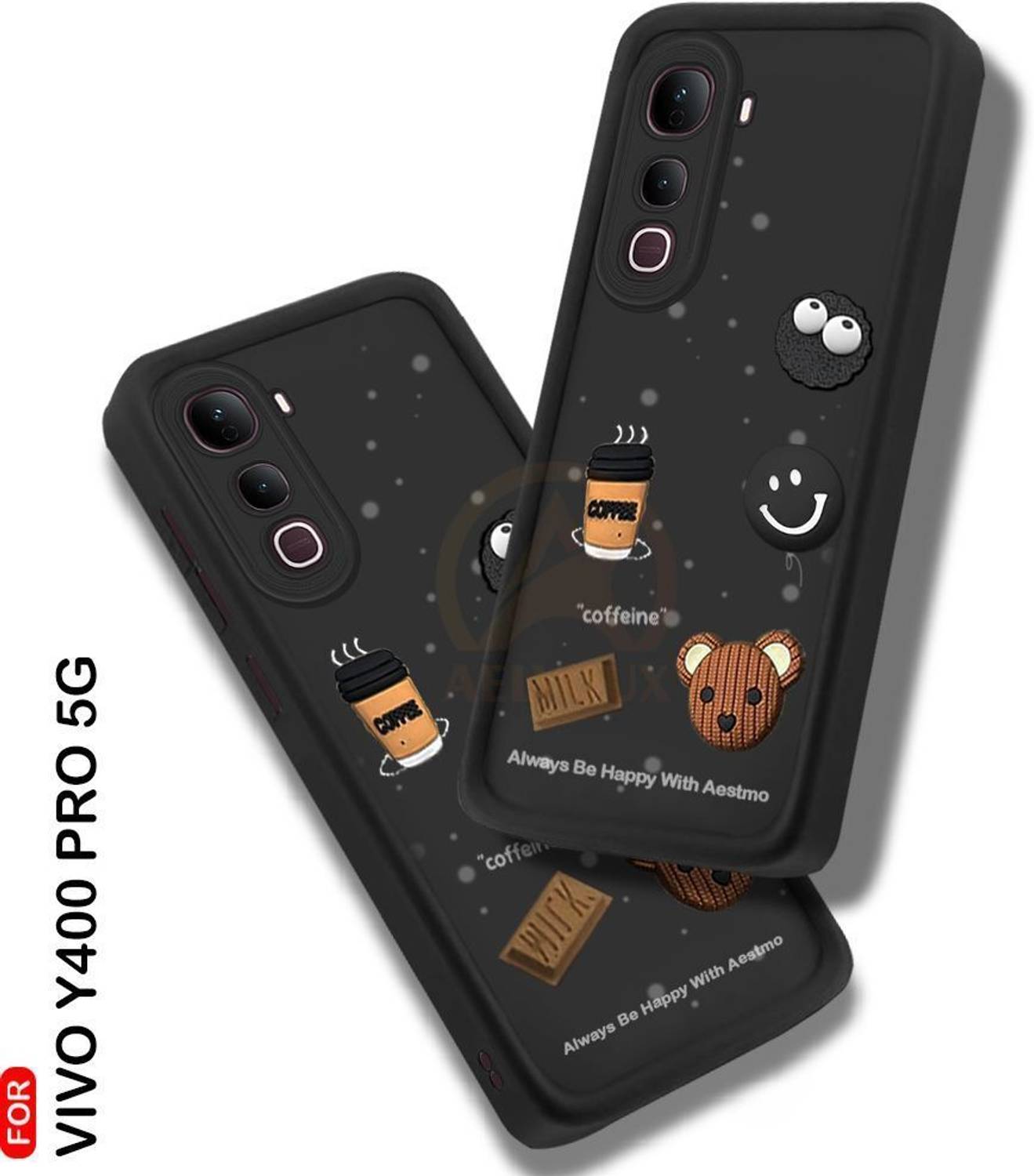AelVouX Back Cover for Vivo Y400 Pro 5G
