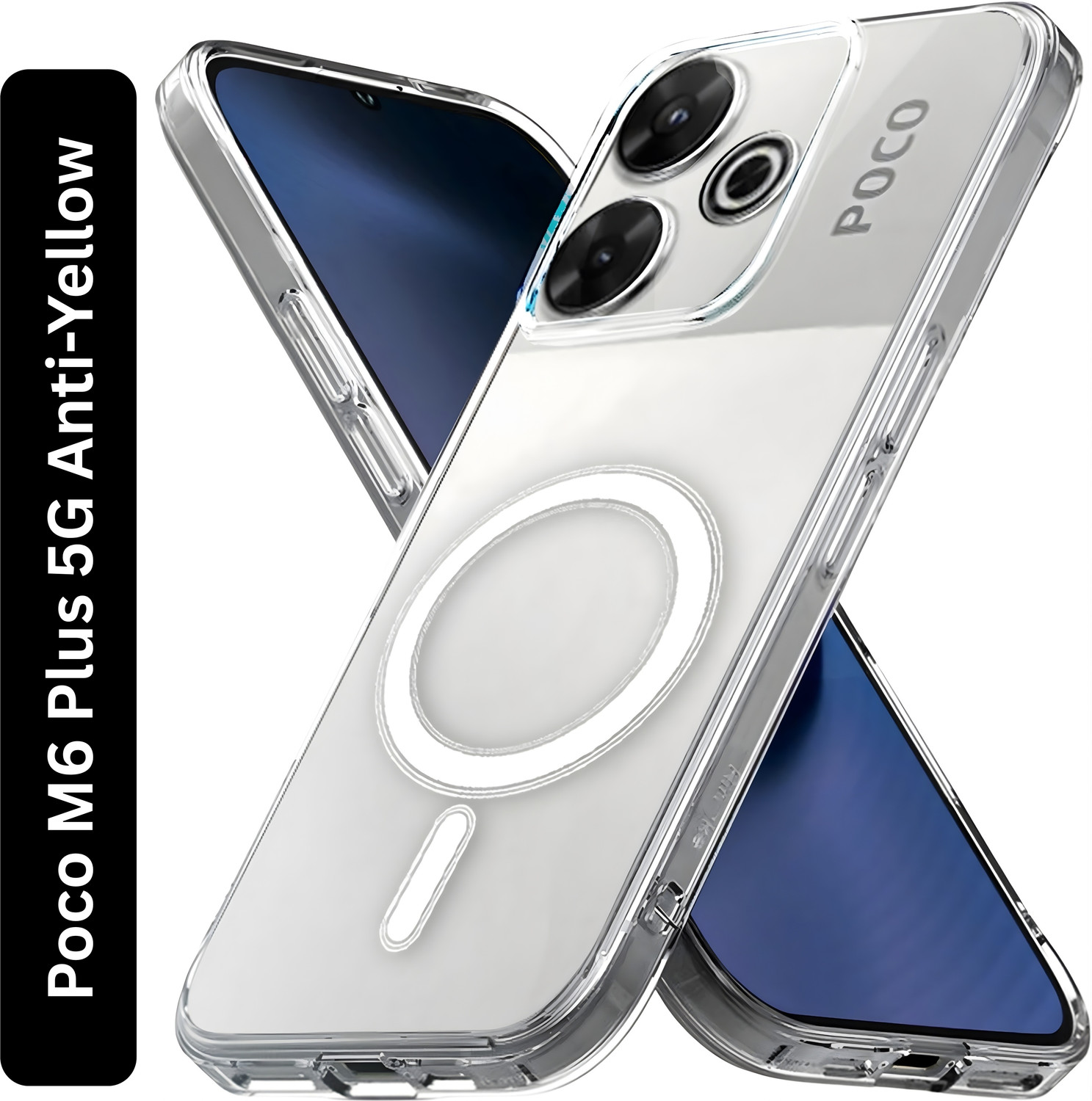 Image of Flipkart SmartBuy Back Cover for POCO M6 Plus 5G