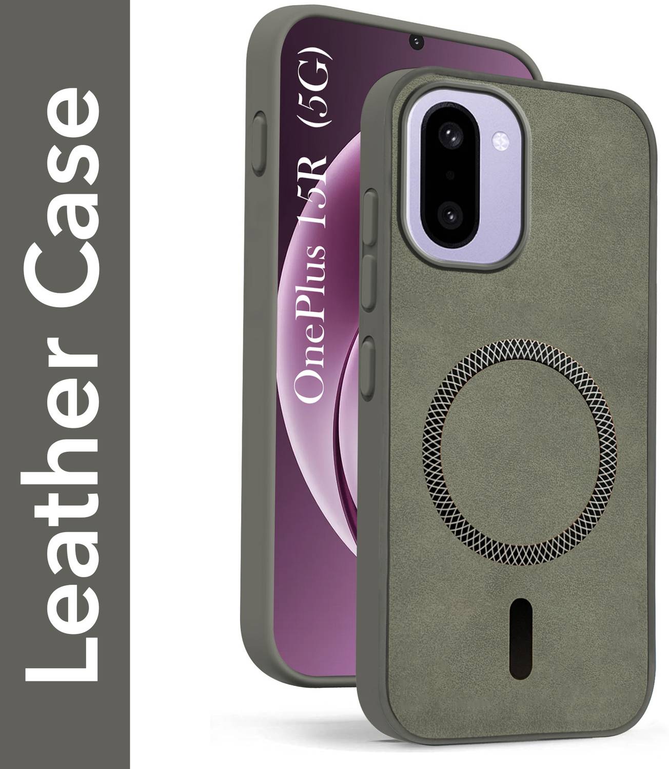 JKOBI Back Cover for OnePlus 15R Gray - Image 1