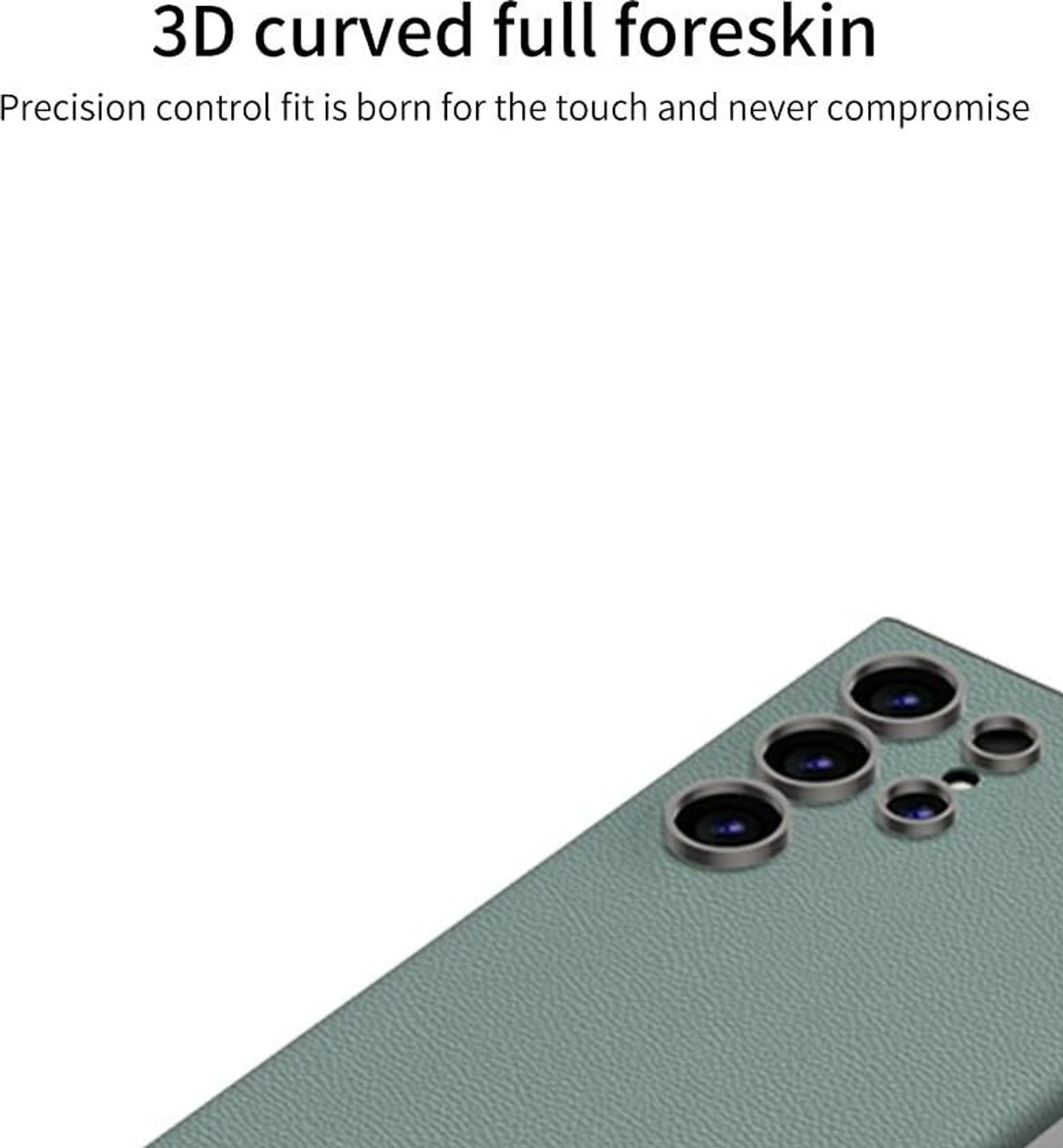 Image of Midkart Back Cover for Samsung Galaxy S25 Ultra Leather Cover Hard PC Lightweight Slim with Camera Protection
