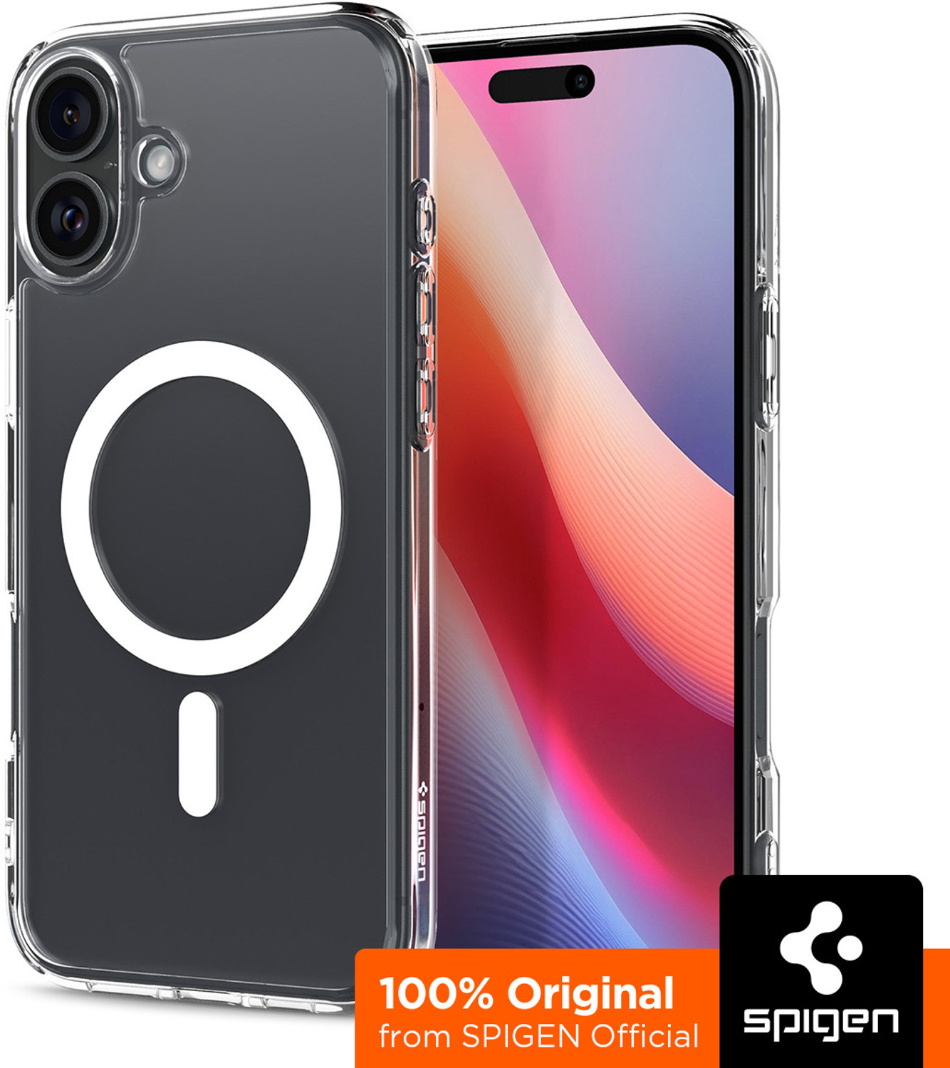 Image of Spigen Ultra Hybrid MagFit Back Cover for Apple iPhone 16 Plus