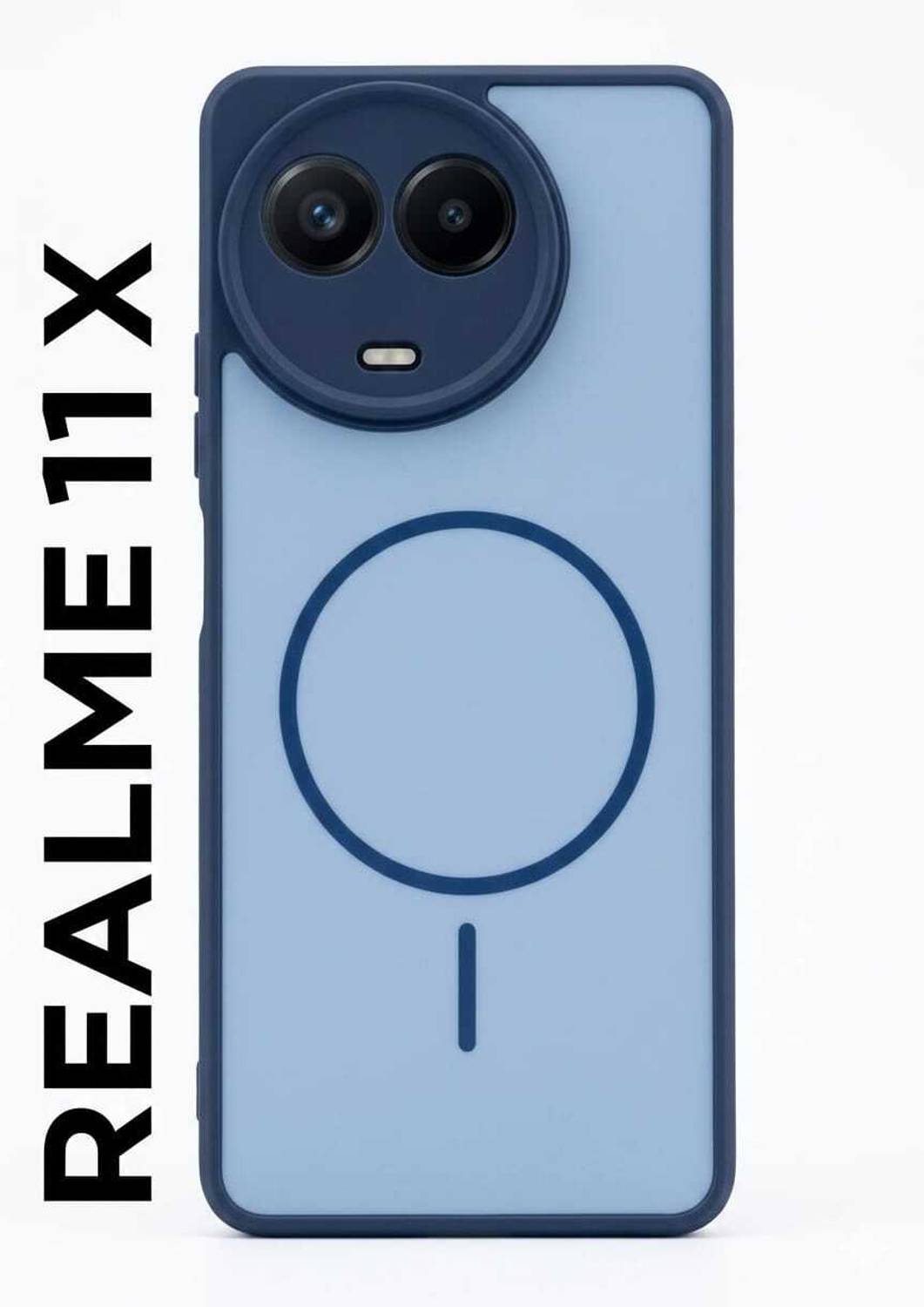 ARSAH Back Cover for REALME 11X Blue - Image 1