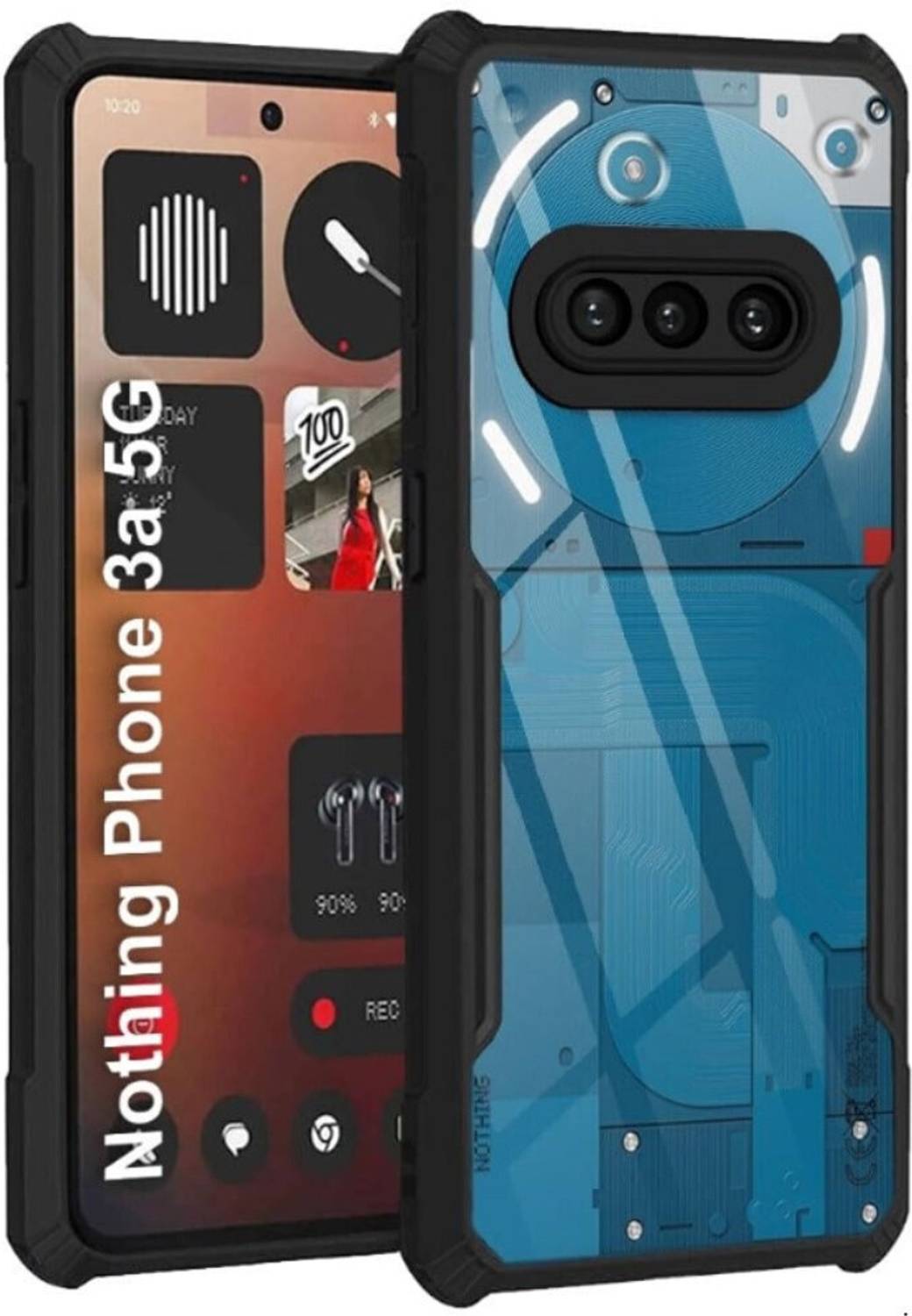 AEVENSTAR Back Cover for Nothing Phone (3a) 5G