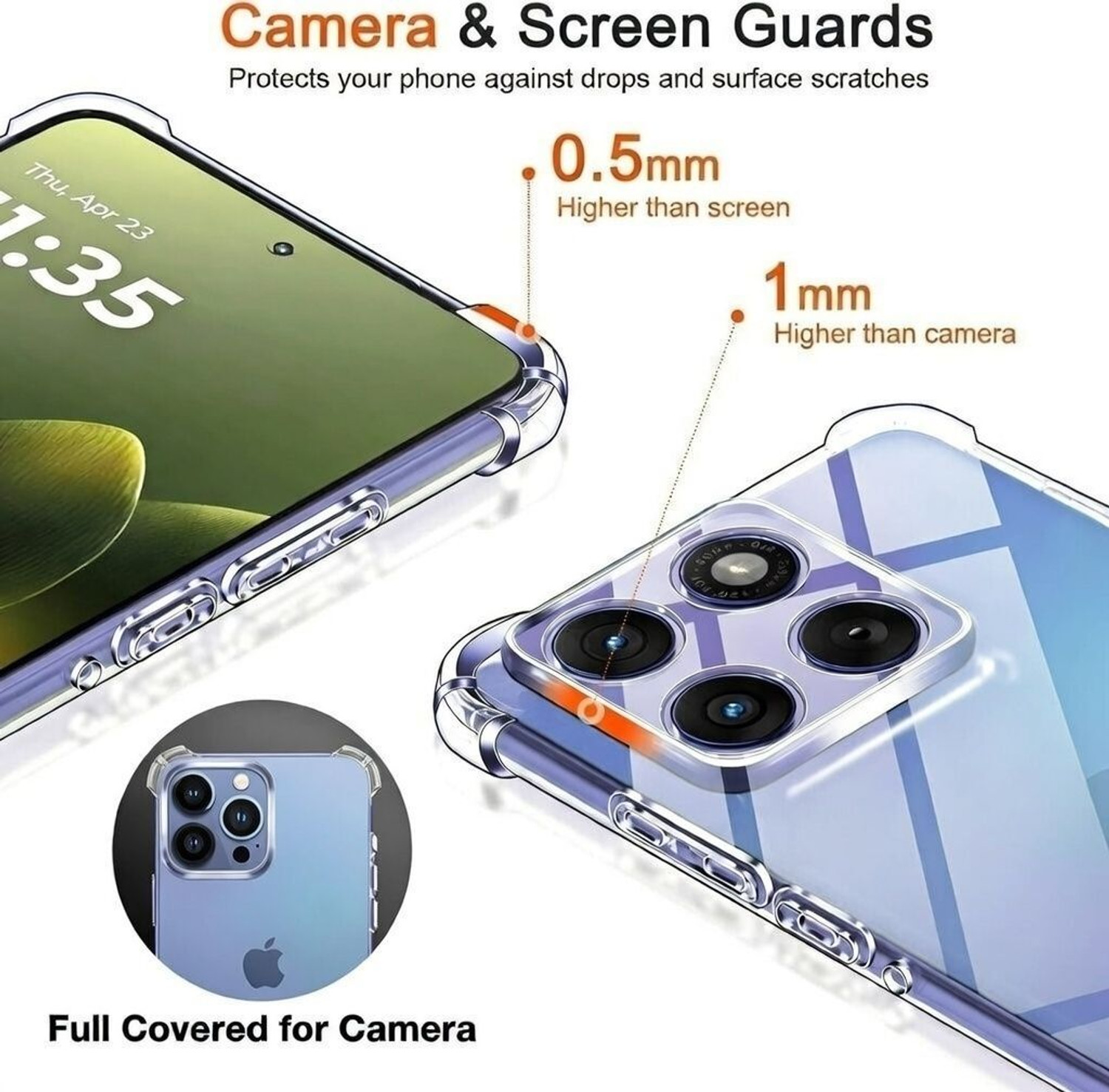Image of Lustree Back Cover for Motorola Moto G57 Power 5G, Motorola Moto G67 Power 5G
