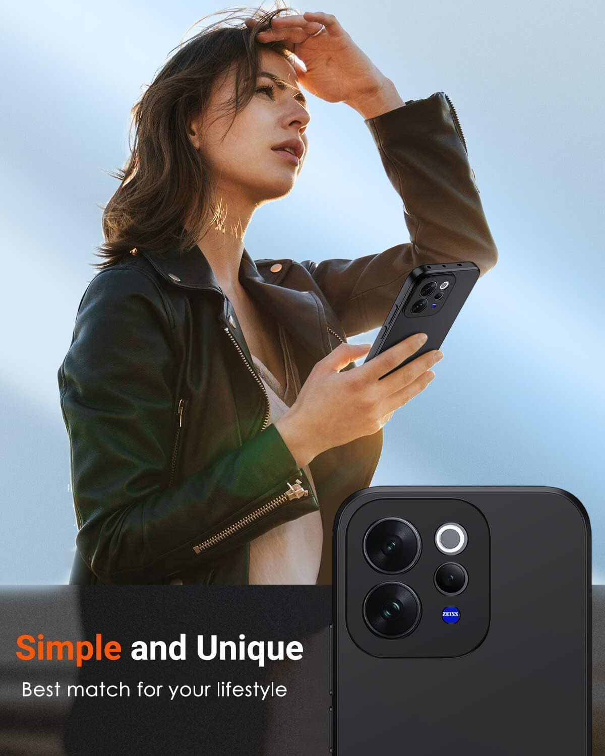 Image of Newlike Back Cover for vivo V70 5G Premium Back cover