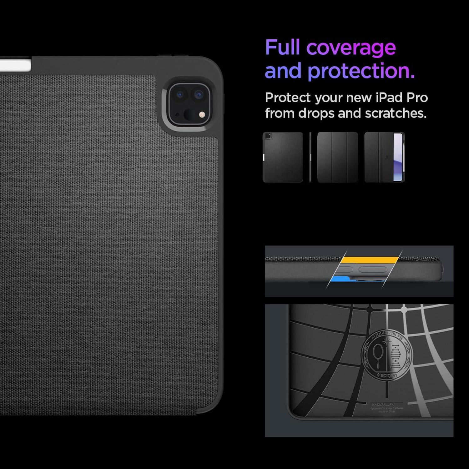 Image of Spigen Urban Fit Back Cover for iPad Pro 13 inch M4 (2024) 7th Generation, Urban Fit Case